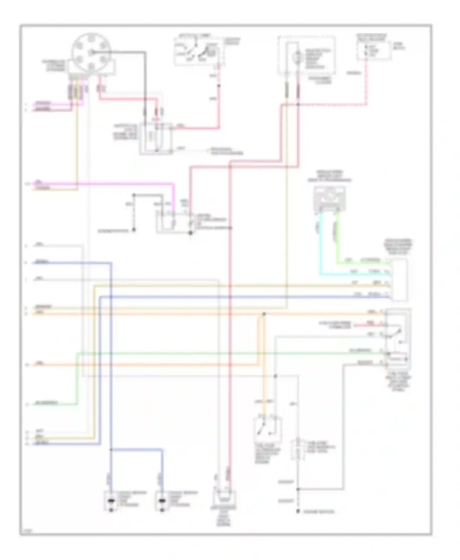 Forward Control P30 Chevrolet  (1985-1999): Wiring diagram engine performance 4.3l (vin z)s, m/t (2 of 2)
