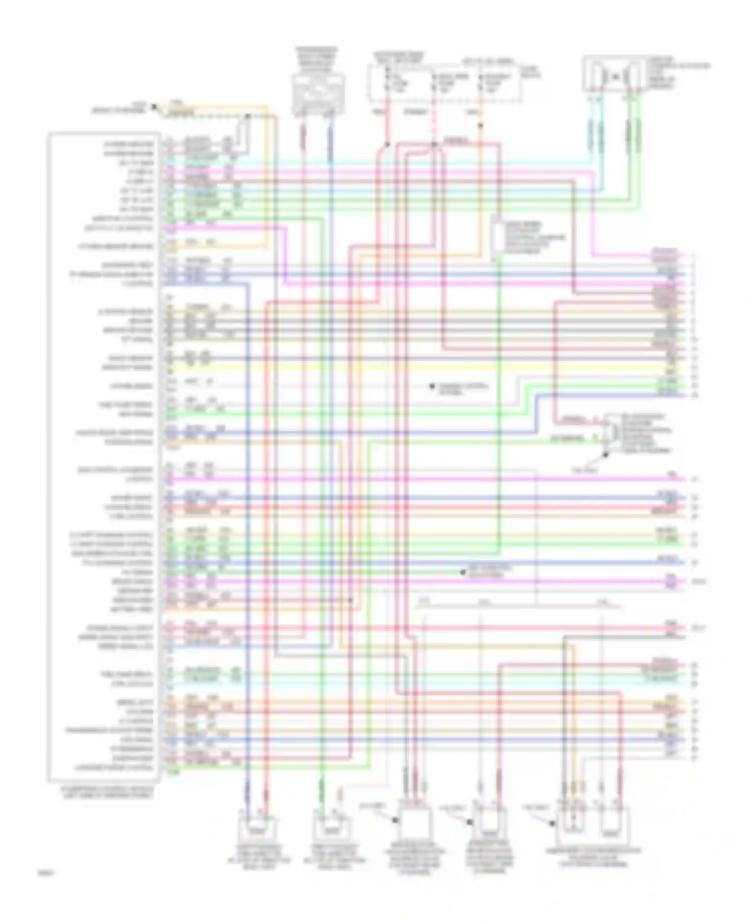 Forward Control P30 Chevrolet  (1985-1999): Wiring diagram engine performance 7.4l (vin n)s, a/t commercial
chassis and motorhome (1 of 3)
