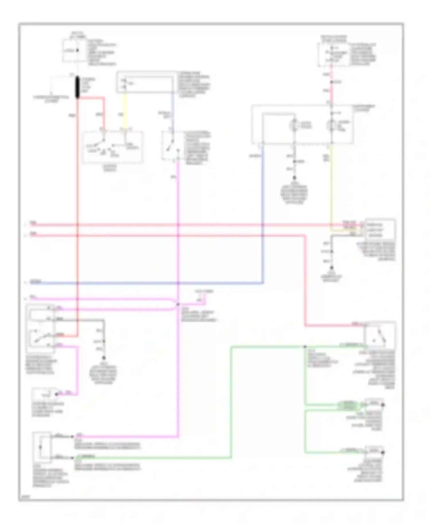 Wiring diagram bulkhead grommet) for Chevrolet Forward Control P30  (1985-1999) (2 of 2)