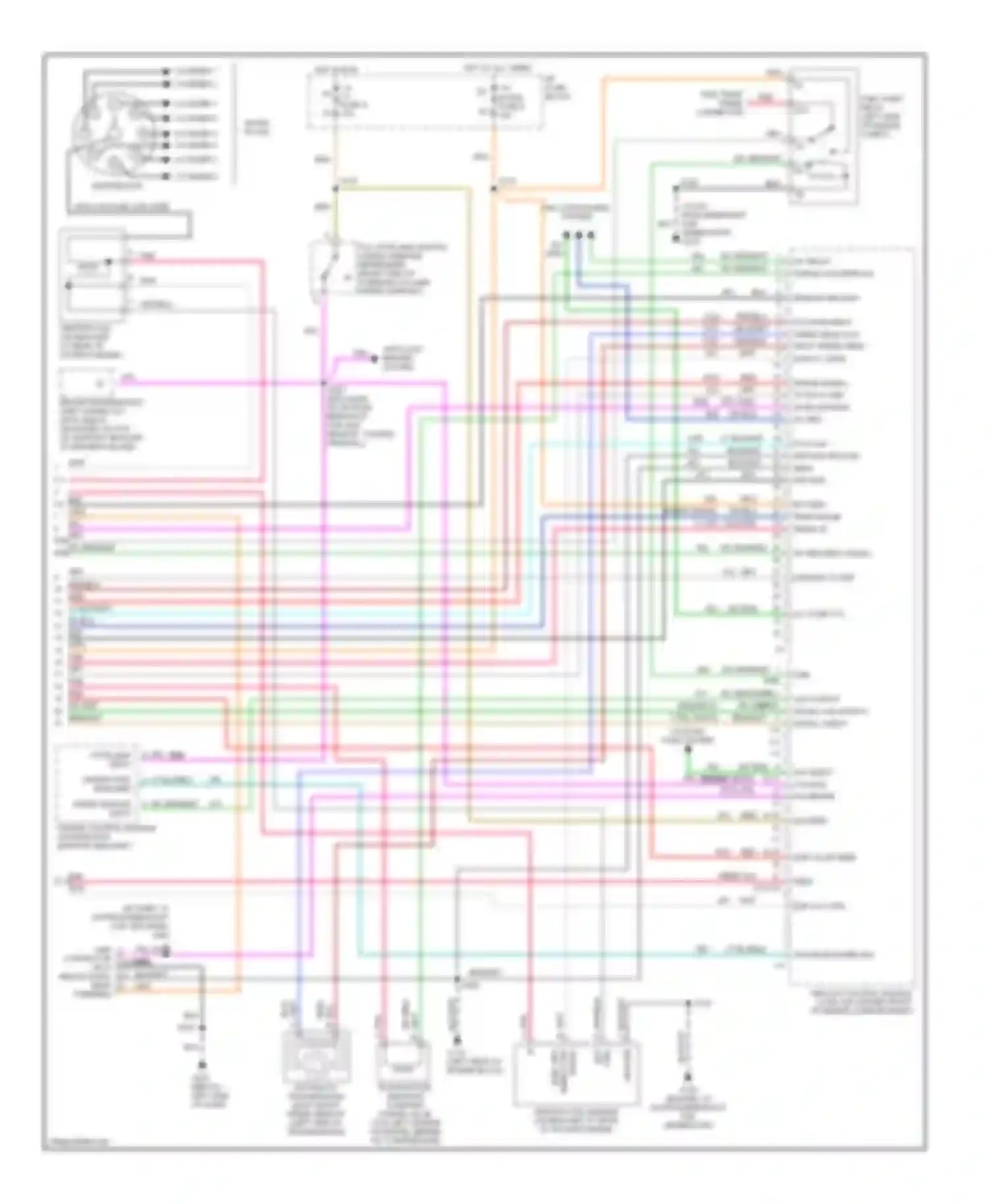 Wiring diagram cruise ctrl engaged for Chevrolet Forward Control P30  (1985-1999) (1 of 2)