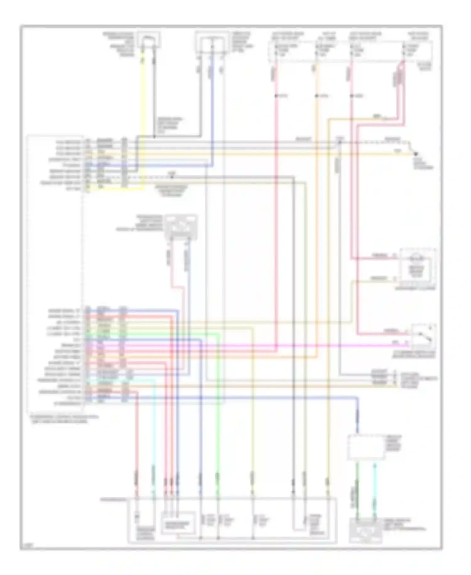 Wiring diagram ecm-crnk fuse for Chevrolet Forward Control P30  (1985-1999) (2 of 6)