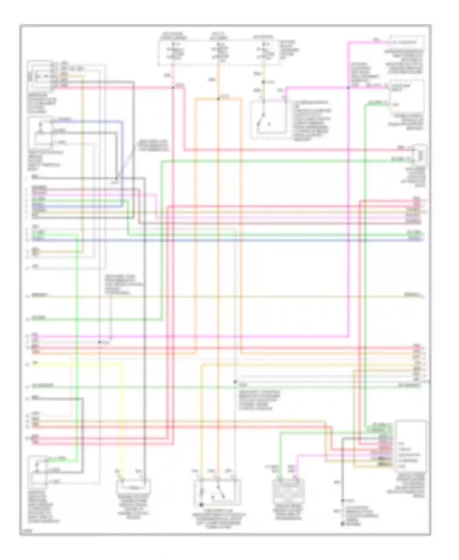 Wiring diagram from breakout for cruise control module, toward eng) for Chevrolet Forward Control P30  (1985-1999) (1 of 1)
