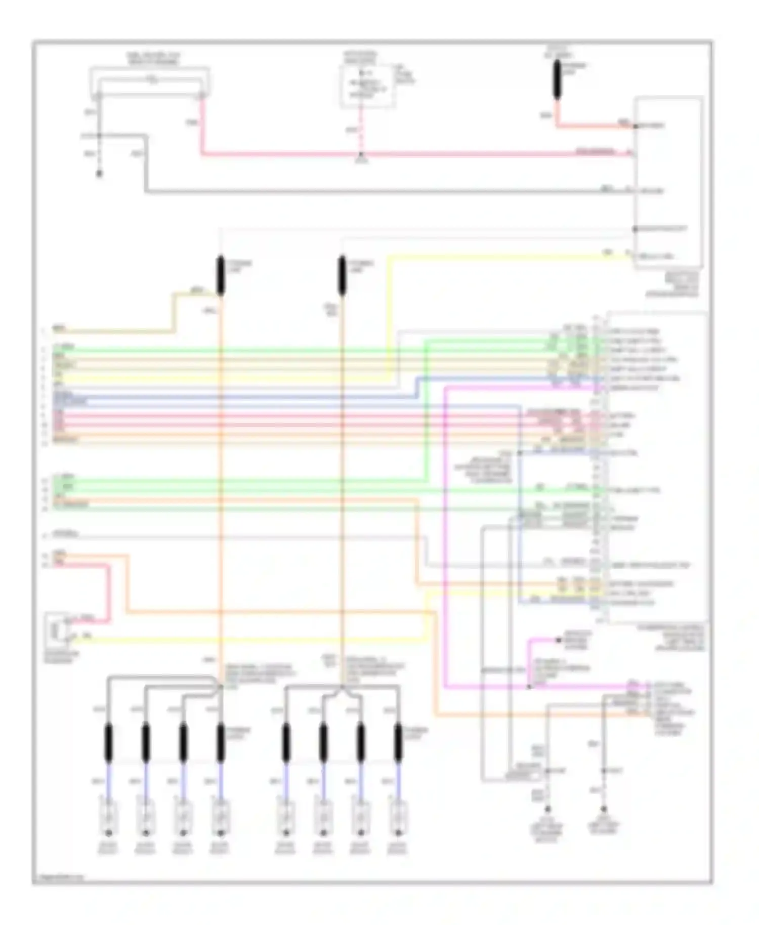 Wiring diagram fusible links for Chevrolet Forward Control P30  (1985-1999) (2 of 7)