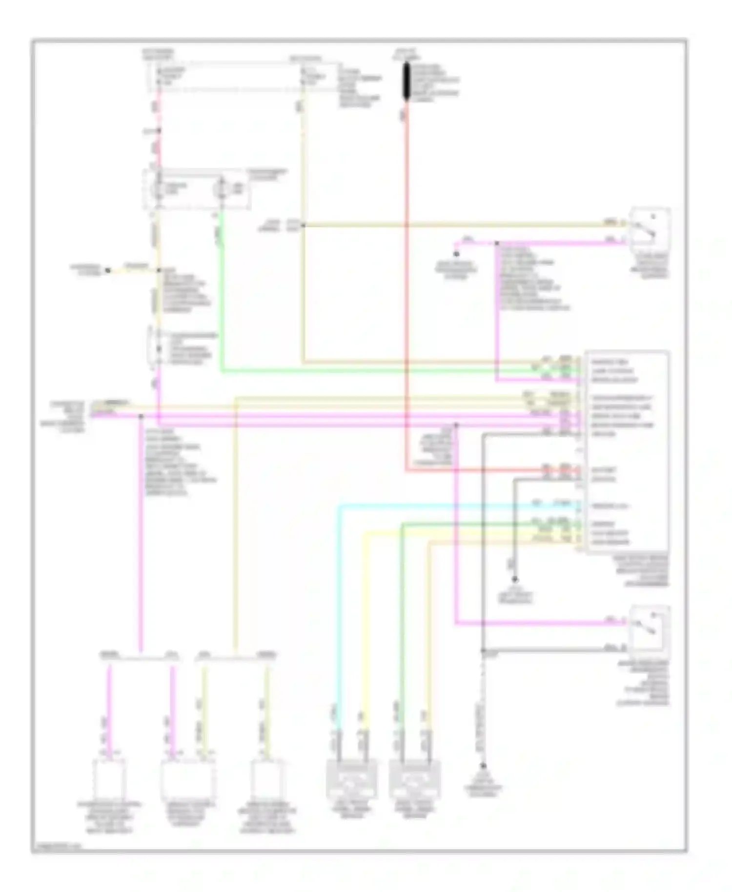 Wiring diagram gauges fuse 8 for Chevrolet Forward Control P30  (1985-1999) (16 of 33)