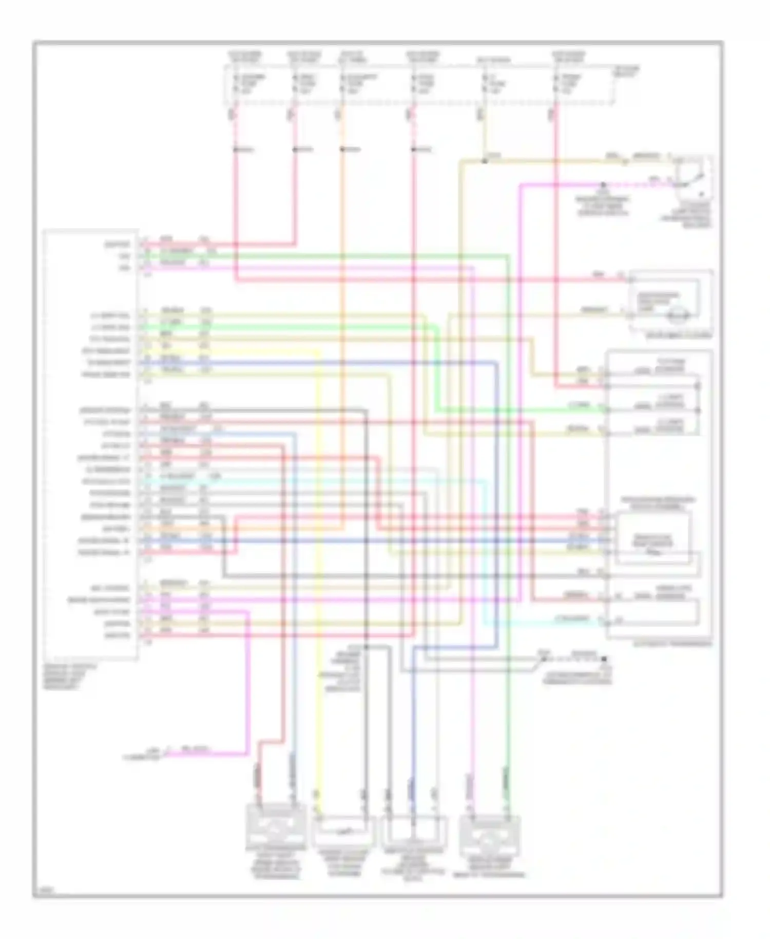 Wiring diagram gauges fuse for Chevrolet Forward Control P30  (1985-1999) (11 of 28)