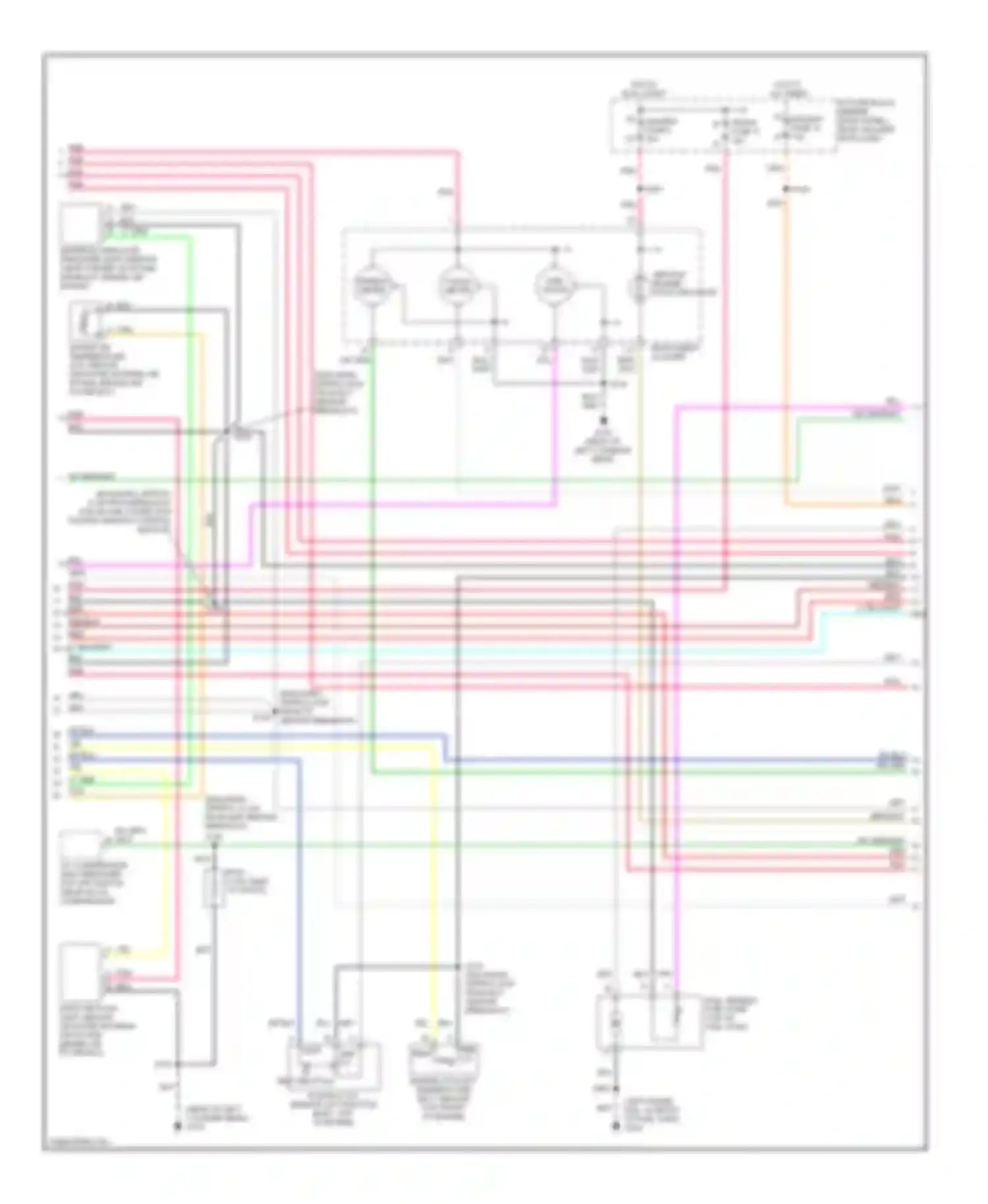 Wiring diagram hot in run, start for Chevrolet Forward Control P30  (1985-1999) (16 of 16)