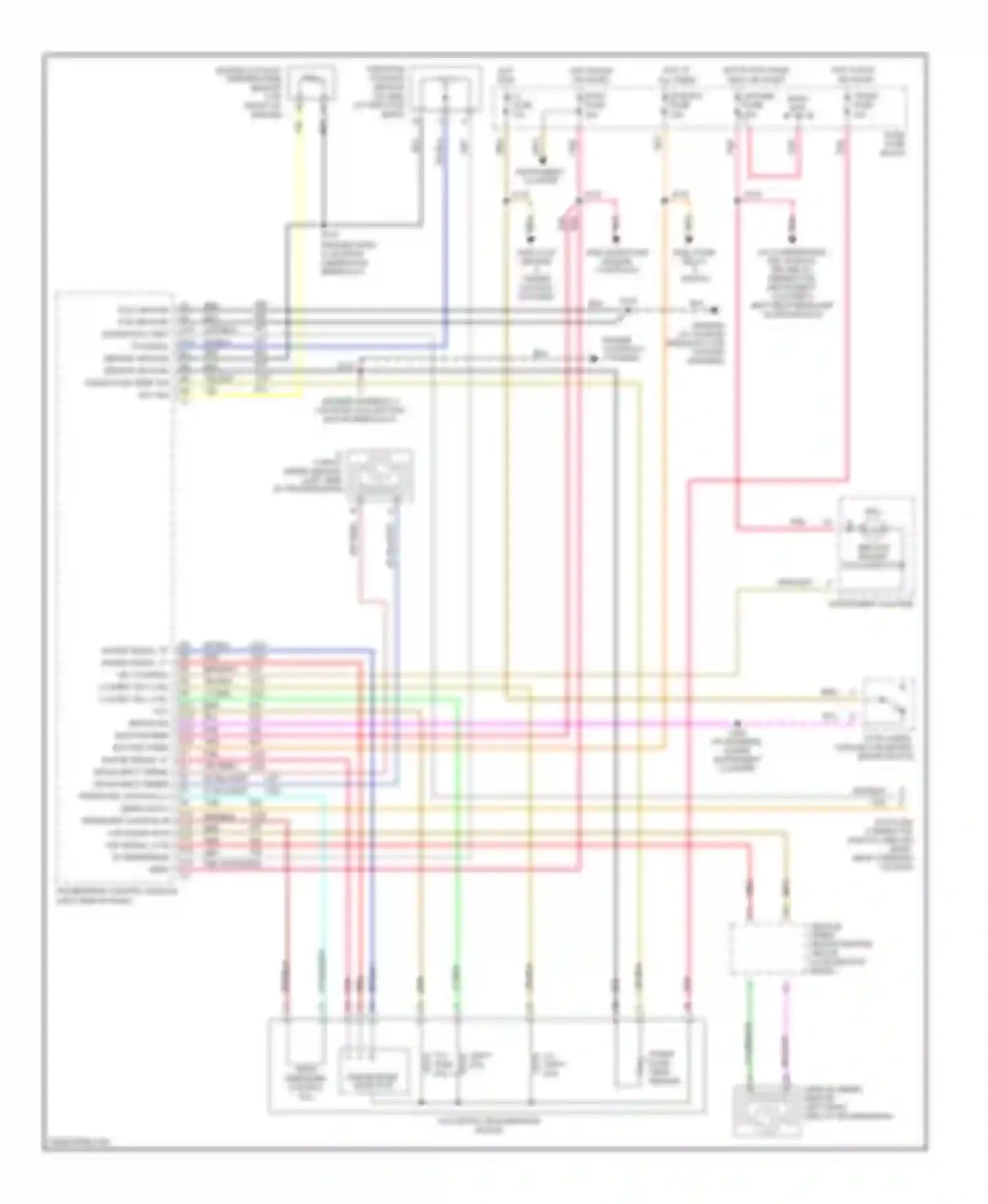 Wiring diagram pressure control sol for Chevrolet Forward Control P30  (1985-1999) (1 of 2)