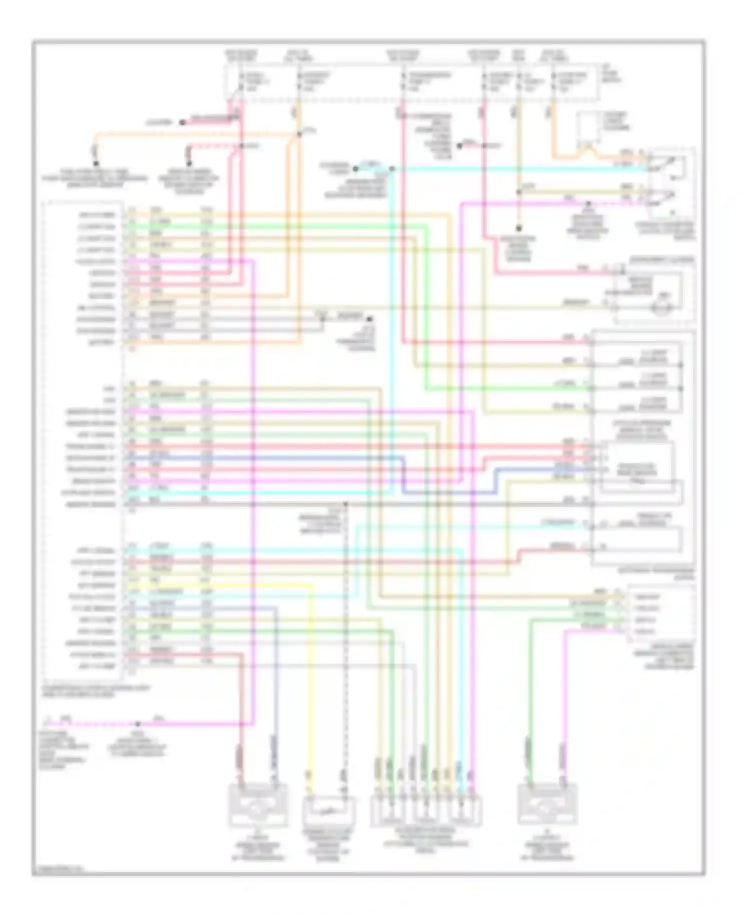 Wiring diagram sensor ground for Chevrolet Forward Control P30  (1985-1999) (13 of 19)