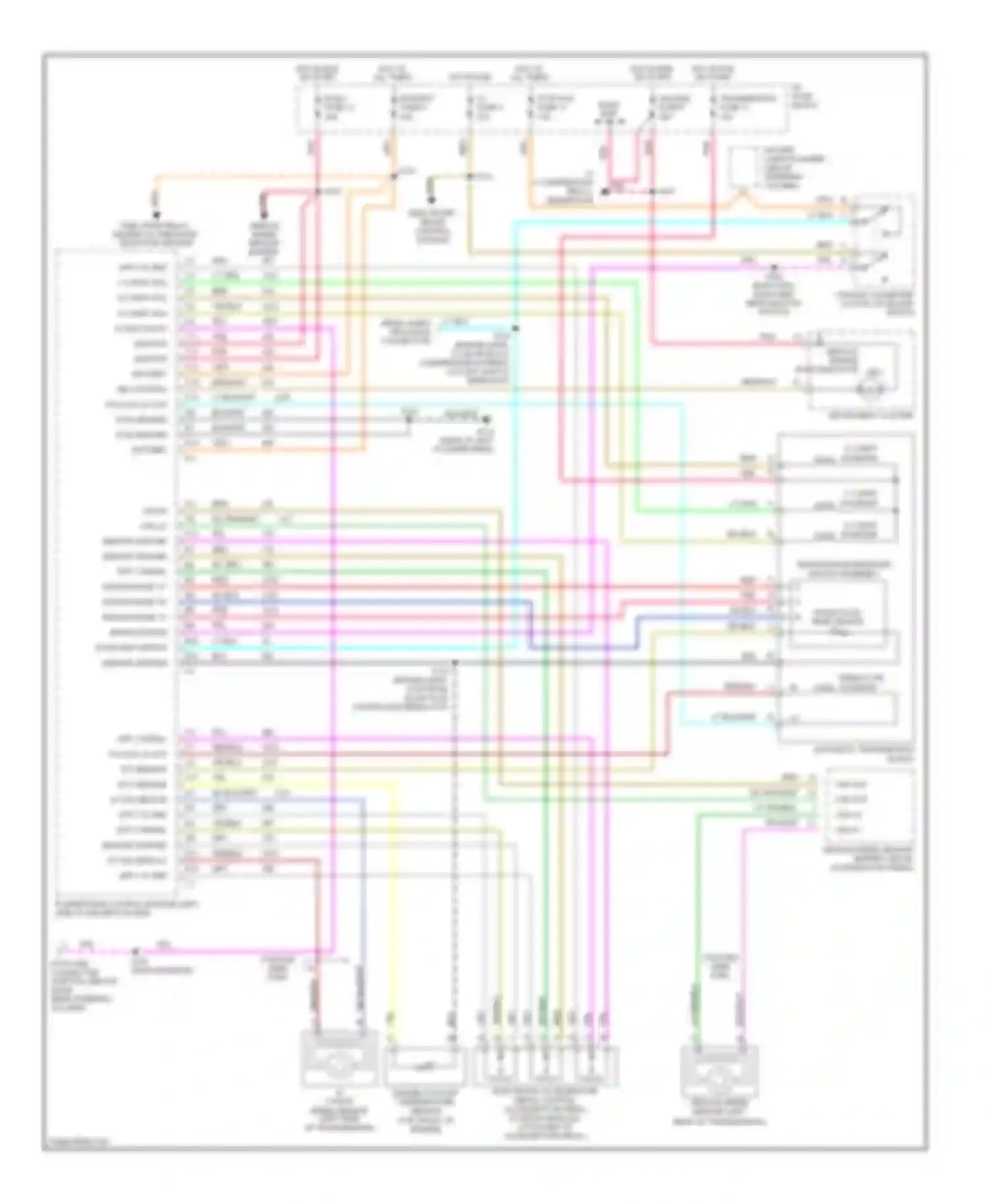 Wiring diagram vehicle speed sensor buffer for Chevrolet Forward Control P30  (1985-1999) (11 of 13)