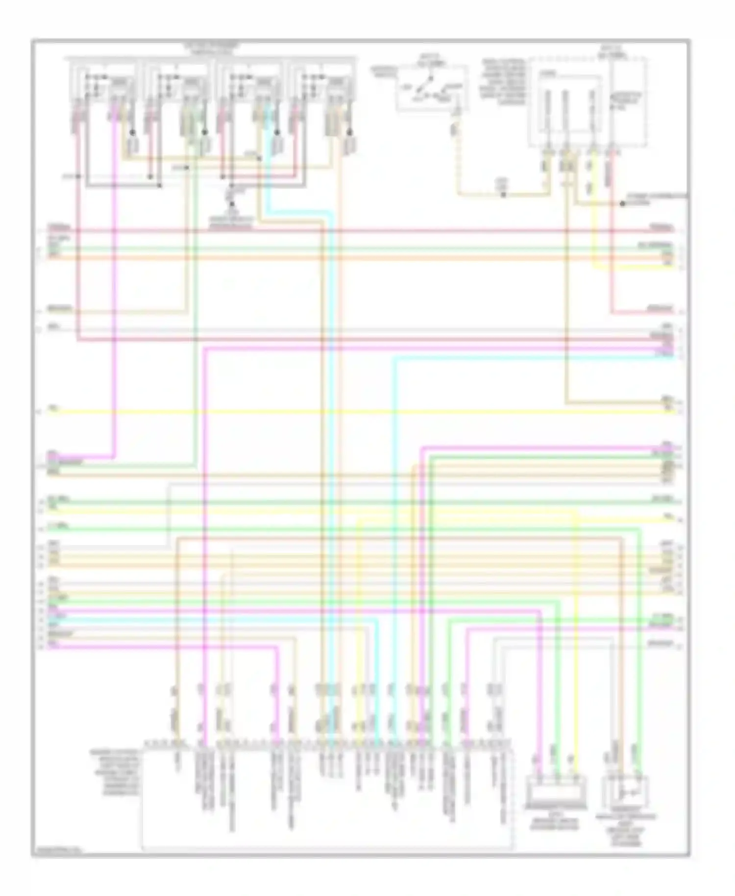 HHR Chevrolet I (2005-2011): Wiring diagram engine performance 2.0l turbo vin x (2 of 4)