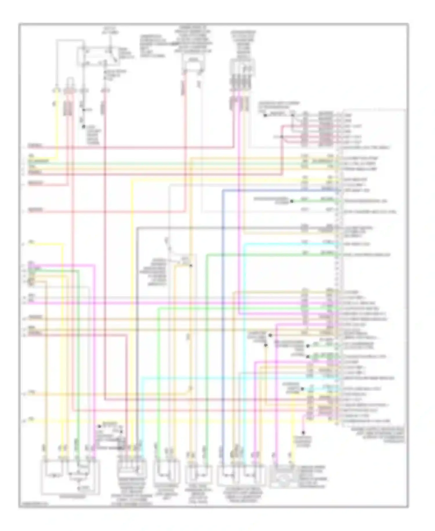 HHR Chevrolet I (2005-2011): Wiring diagram engine performance 2.0l turbo vin x (4 of 4)
