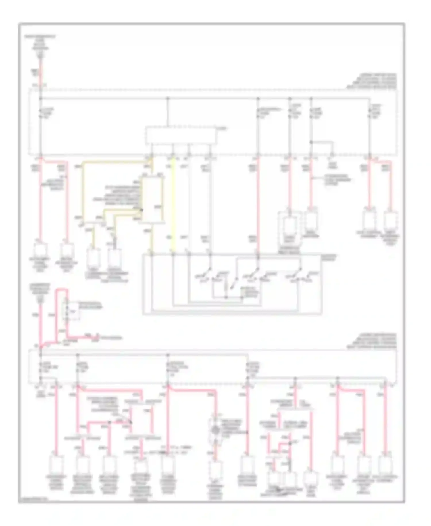 HHR Chevrolet I (2005-2011): Power distribution circuit (3 of 4)
