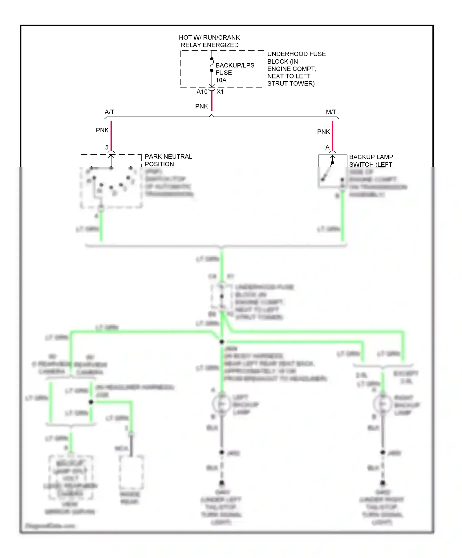Chevrolet HHR I (2005-2011) 2.0l wiring diagram  (1 of 2)