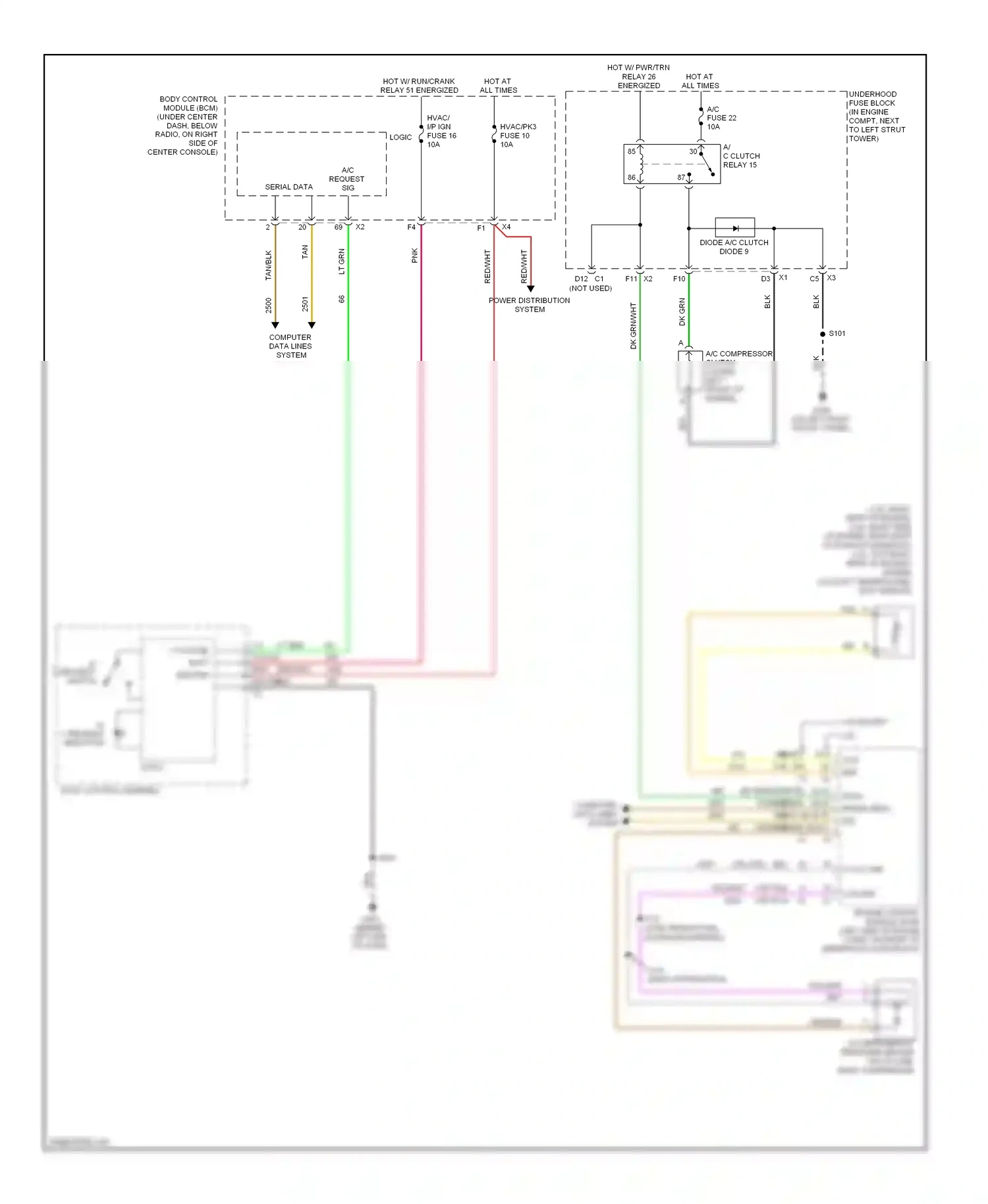Chevrolet HHR I (2005-2011) 5 volt ref wiring diagram  (2 of 7)