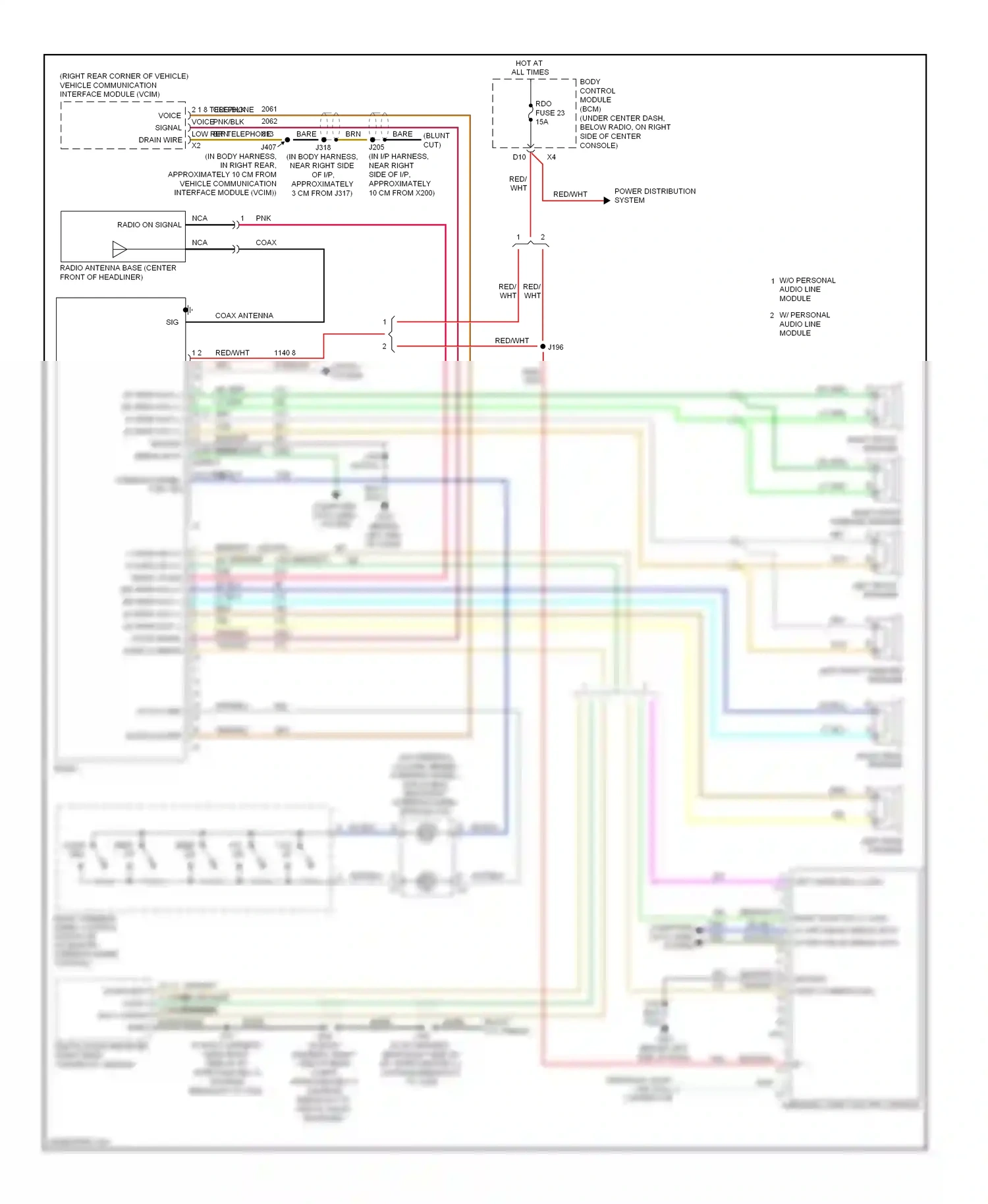 Chevrolet HHR I (2005-2011) bare bare wiring diagram  (2 of 3)