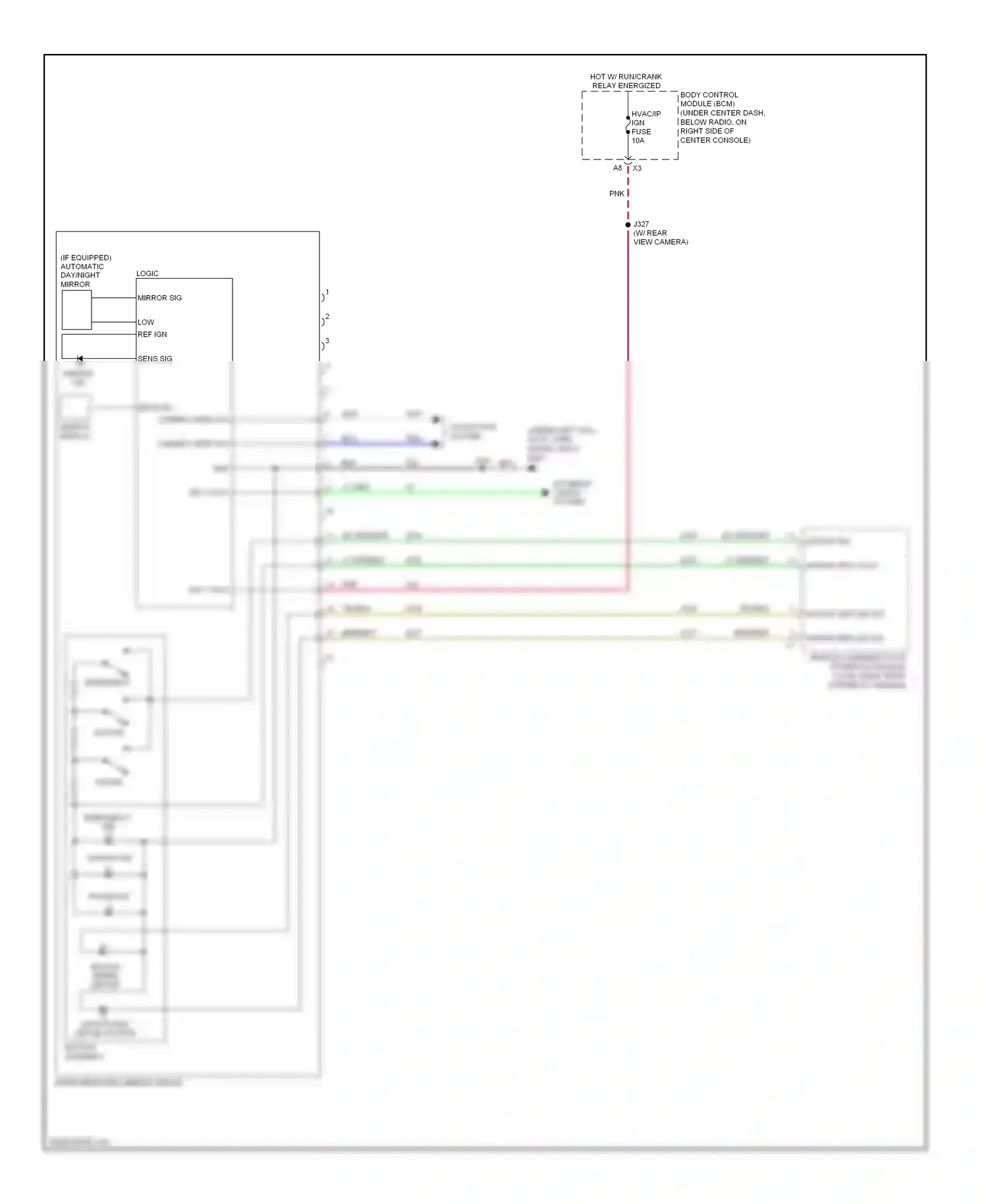 Chevrolet HHR I (2005-2011) blu wiring diagram  (2 of 6)