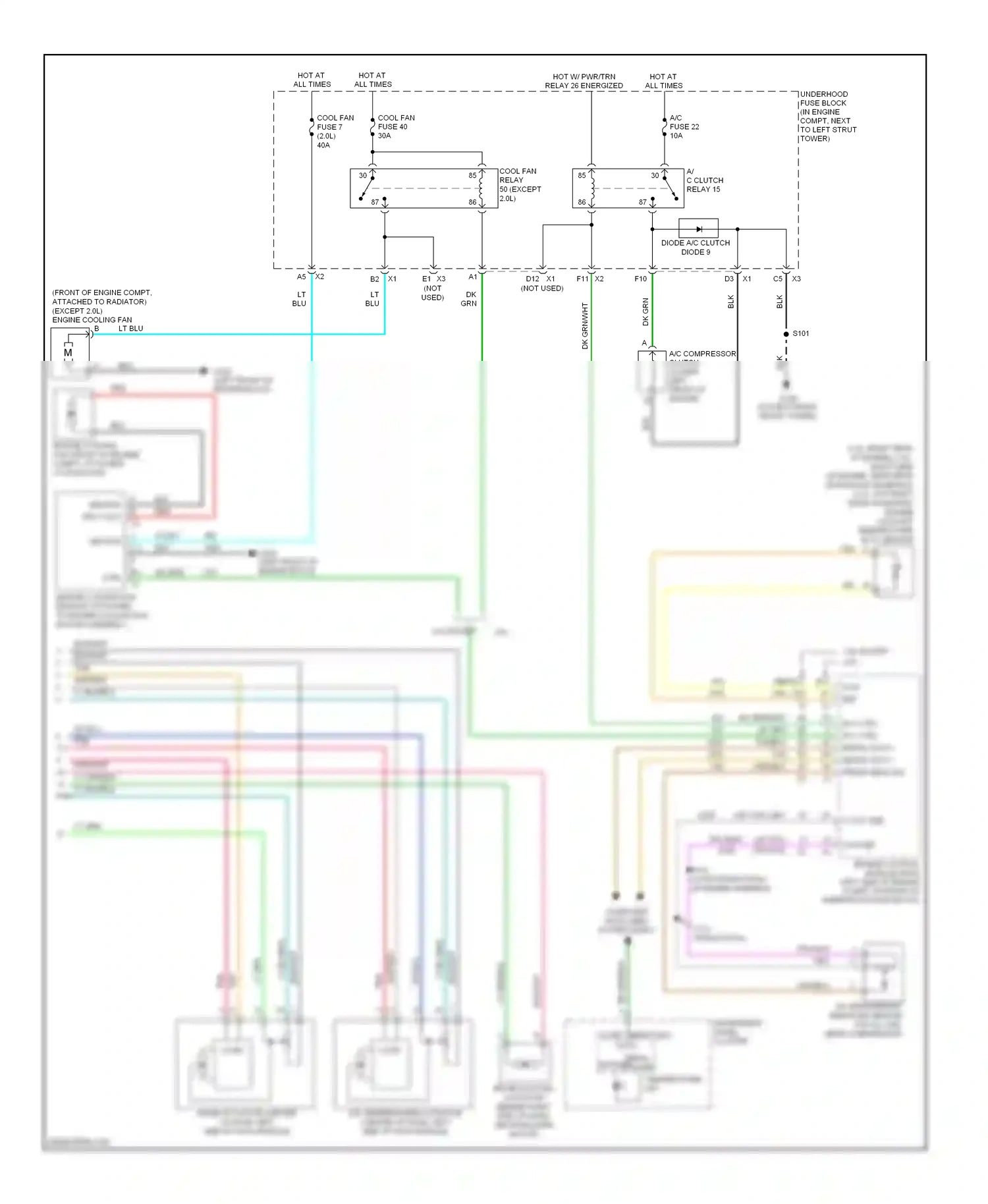 Chevrolet HHR I (2005-2011) blu wiring diagram  (4 of 6)