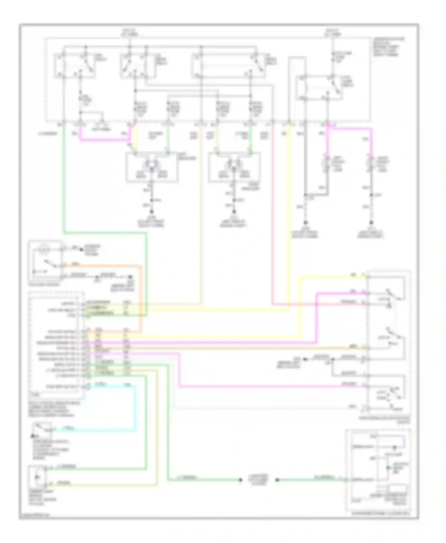 Wiring diagram computer data lines system for Chevrolet HHR I (2005-2011) (13 of 25)