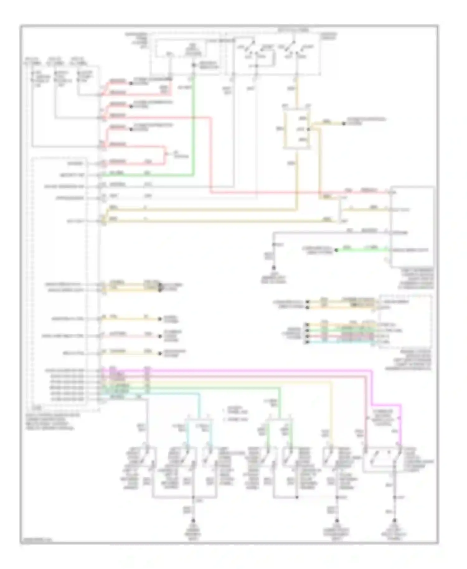 Wiring diagram computer data lines system for Chevrolet HHR I (2005-2011) (5 of 25)