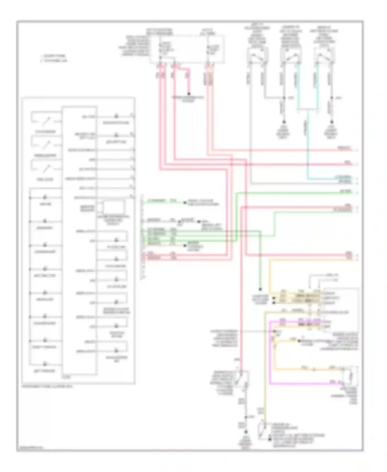 Wiring diagram computer data lines system for Chevrolet HHR I (2005-2011) (14 of 25)