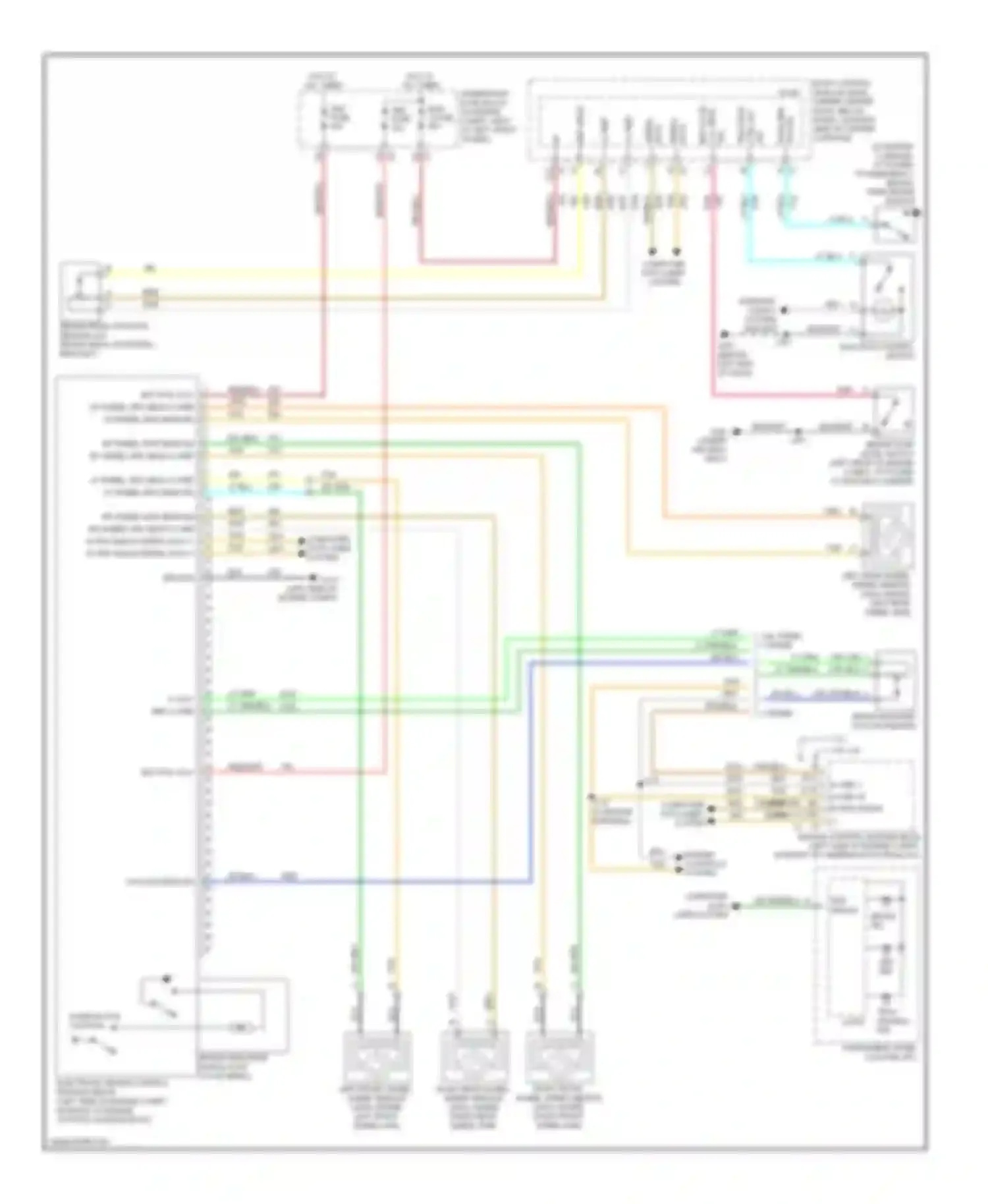 Wiring diagram ctrl sw traction for Chevrolet HHR I (2005-2011) (1 of 1)