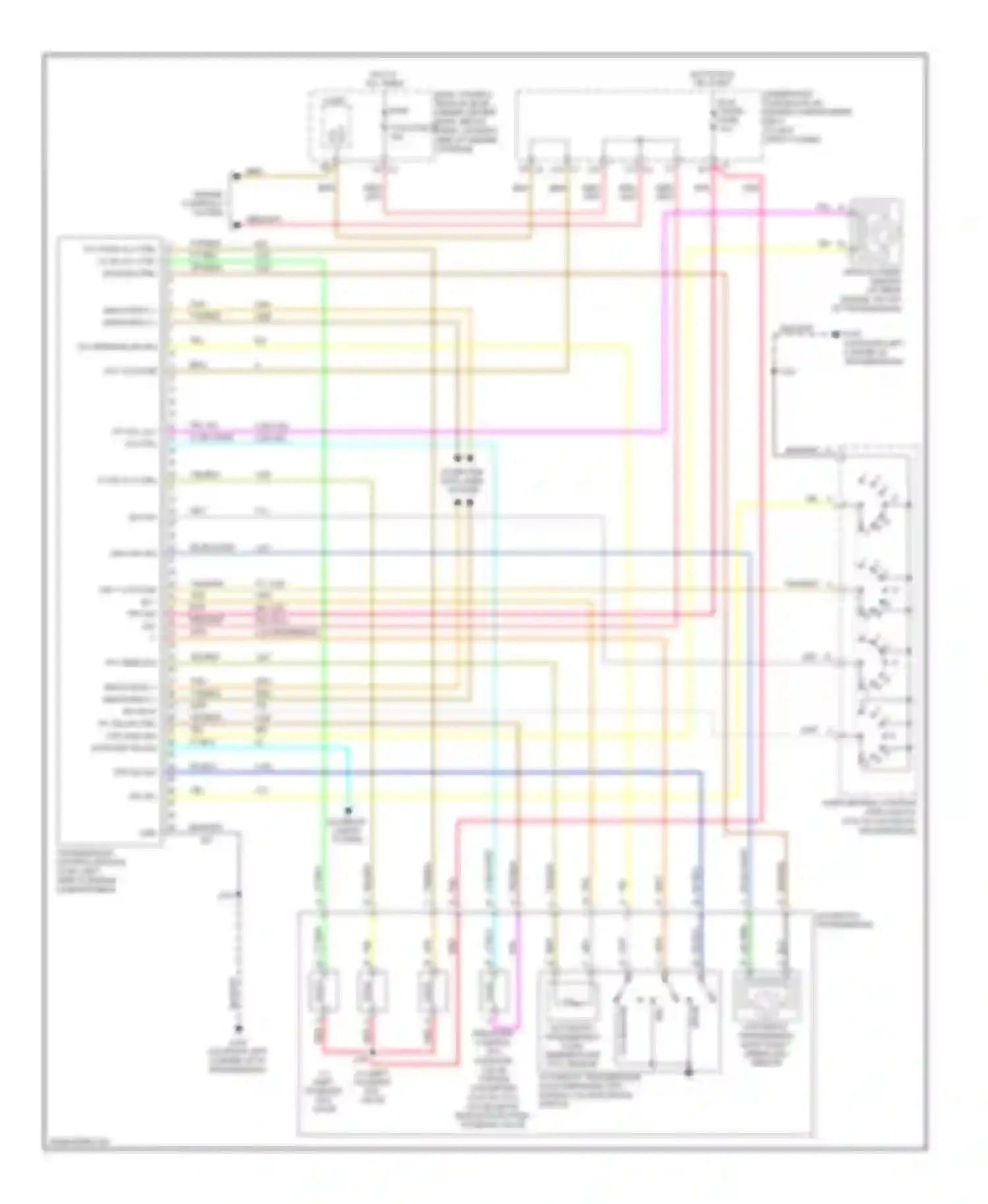 Wiring diagram engine controls system for Chevrolet HHR I (2005-2011) (5 of 5)