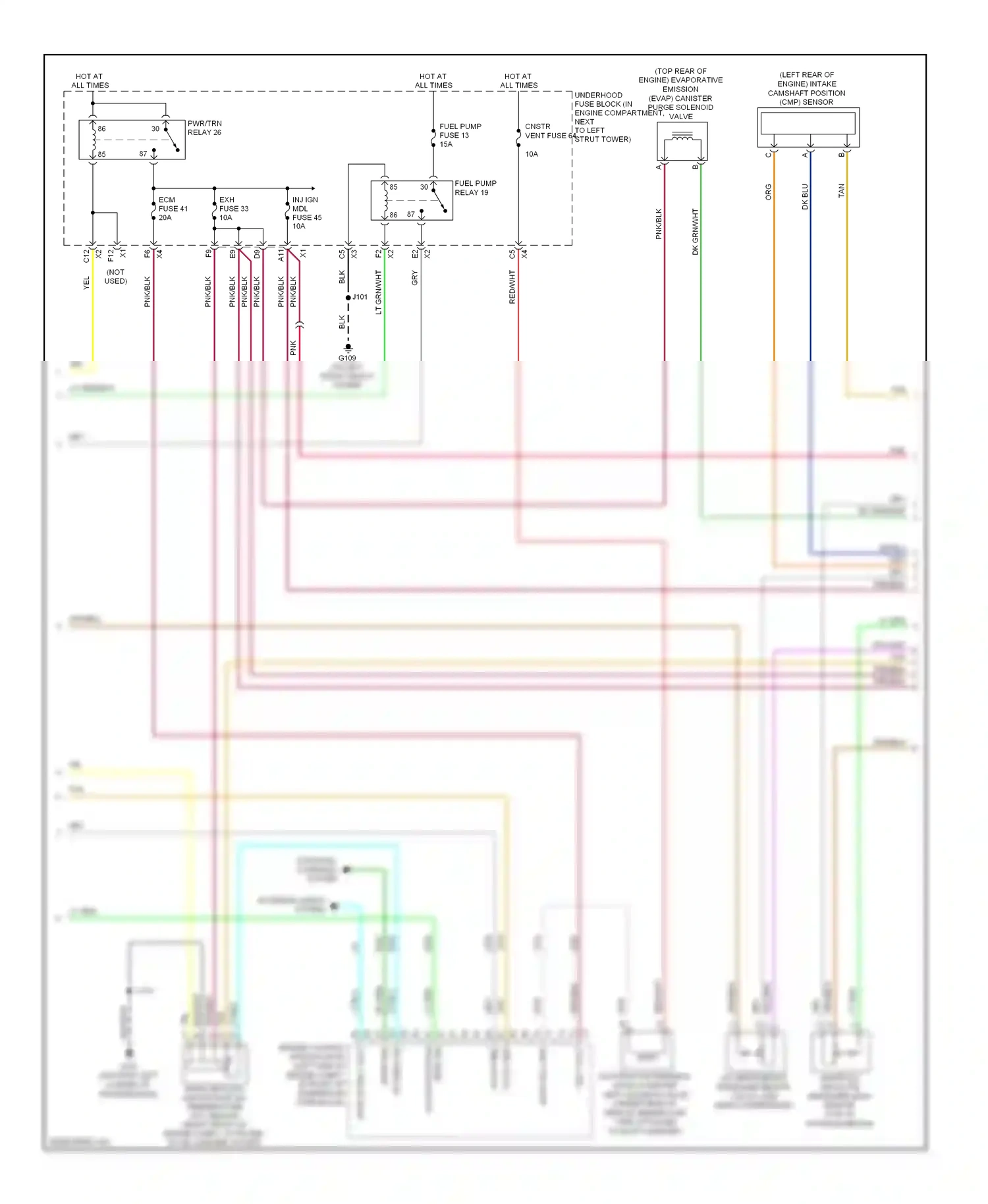 Chevrolet HHR I (2005-2011) evap sol ctrl wiring diagram  (1 of 2)