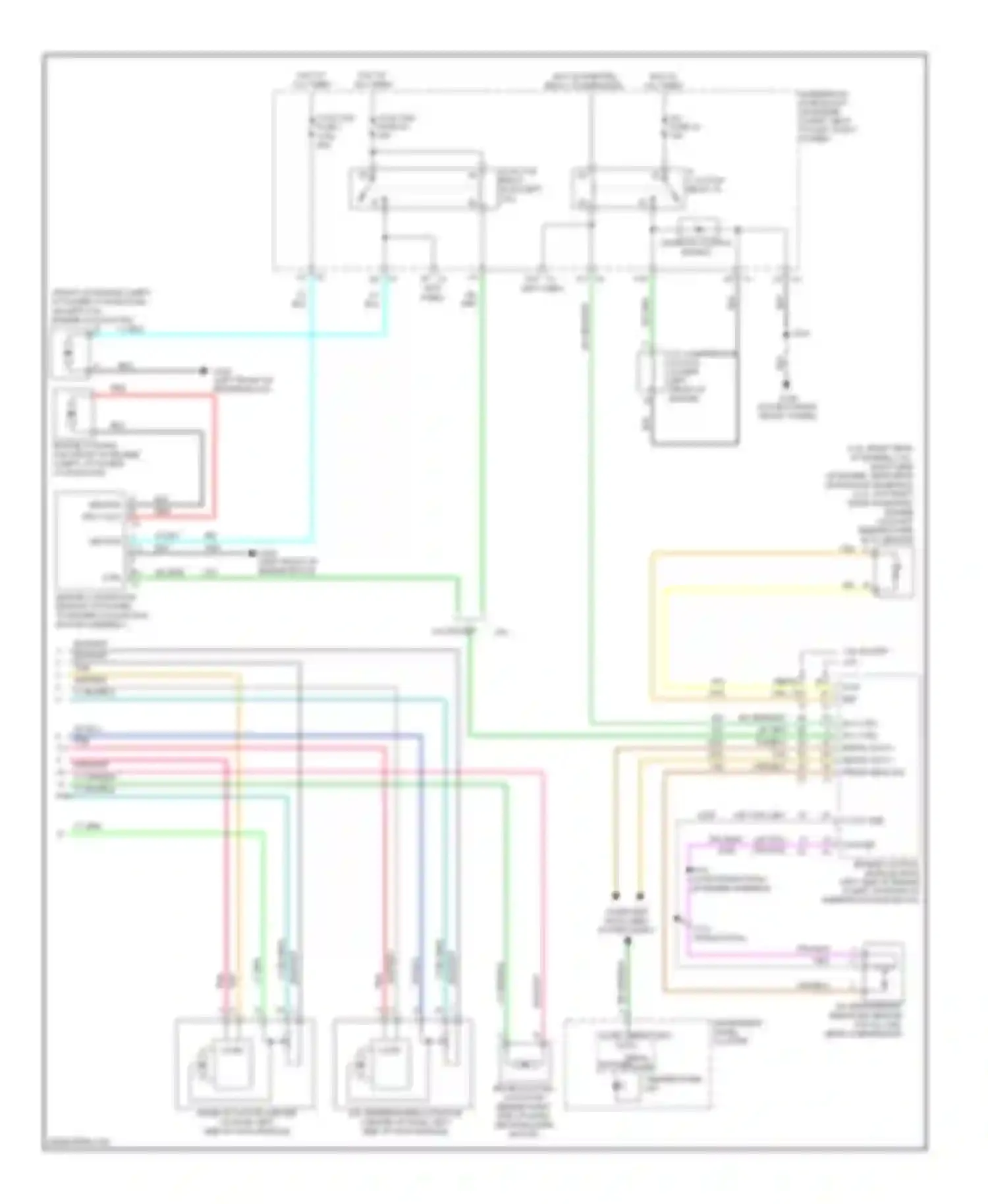 Wiring diagram ign data coolant temperature ind for Chevrolet HHR I (2005-2011) (1 of 1)