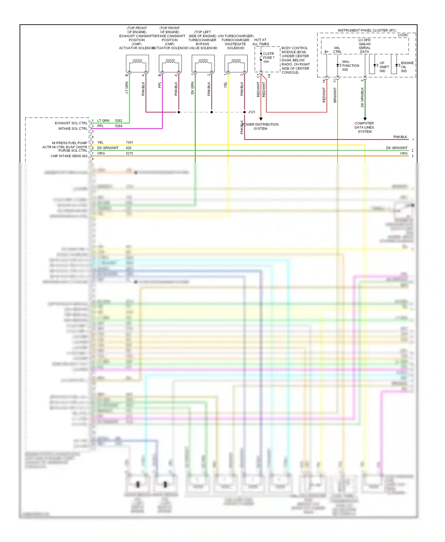 Chevrolet HHR I (2005-2011) low ref wiring diagram  (3 of 4)