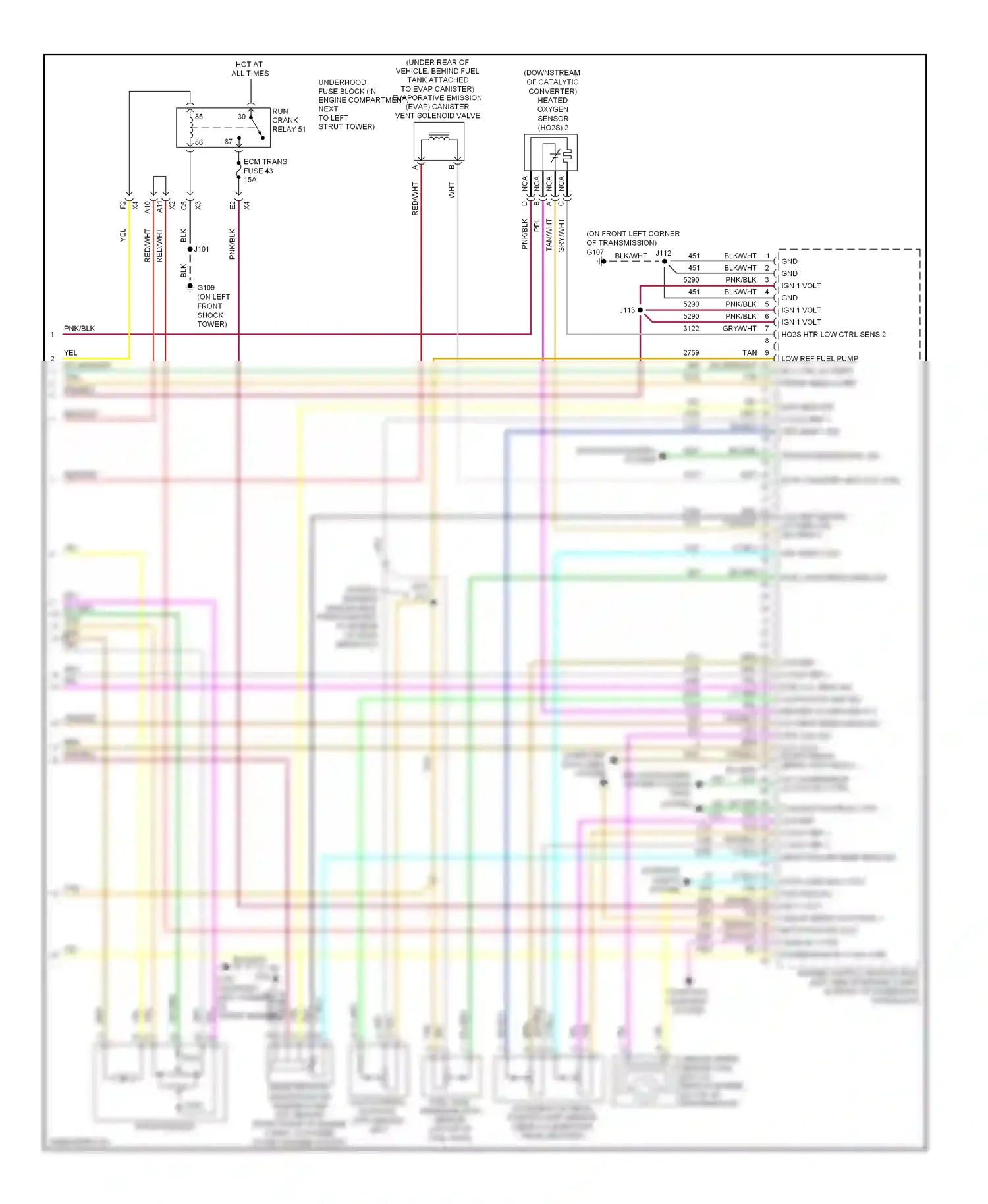 Chevrolet HHR I (2005-2011) nca wiring diagram  (6 of 25)