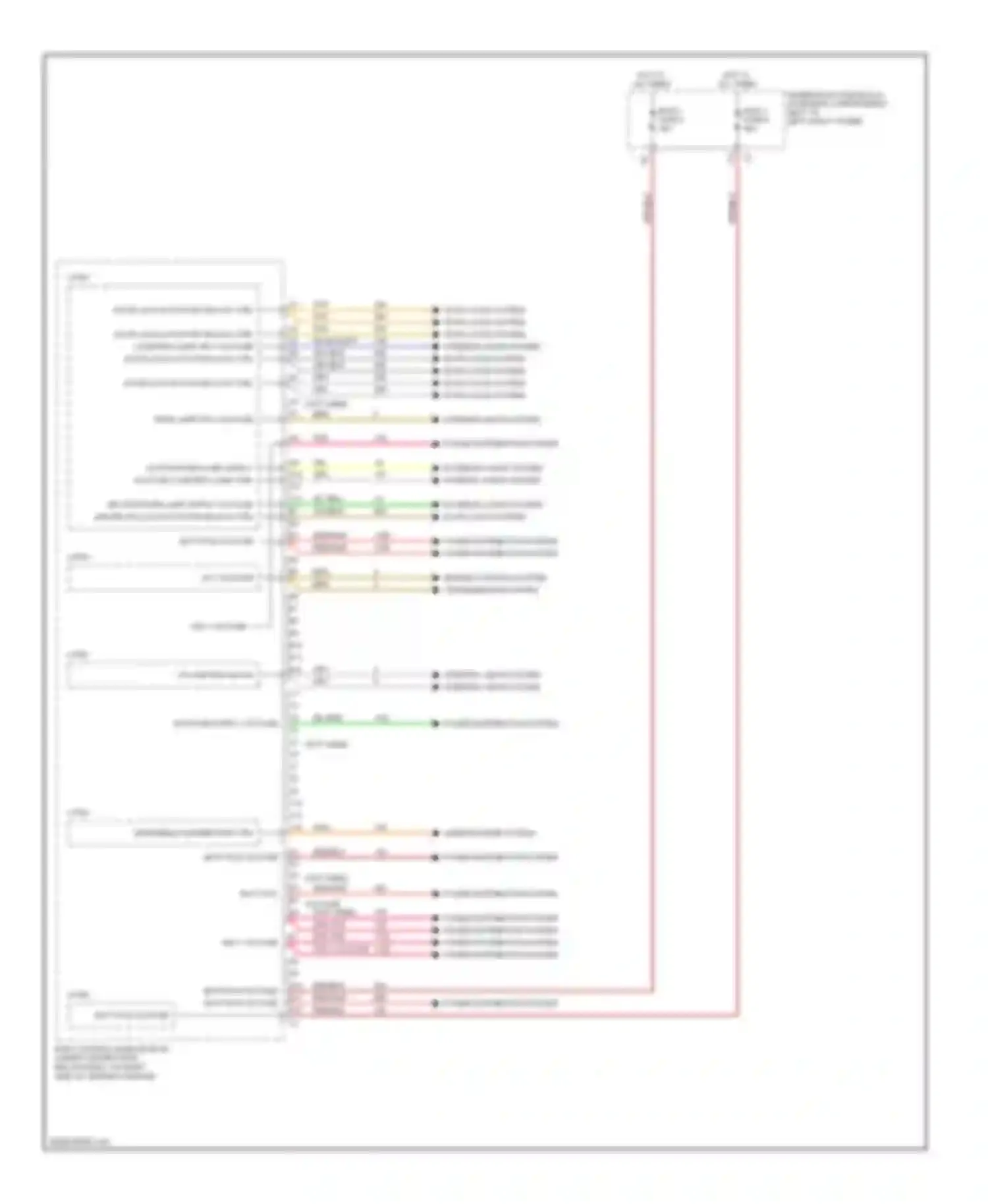 Wiring diagram power distribution system for Chevrolet HHR I (2005-2011) (2 of 18)