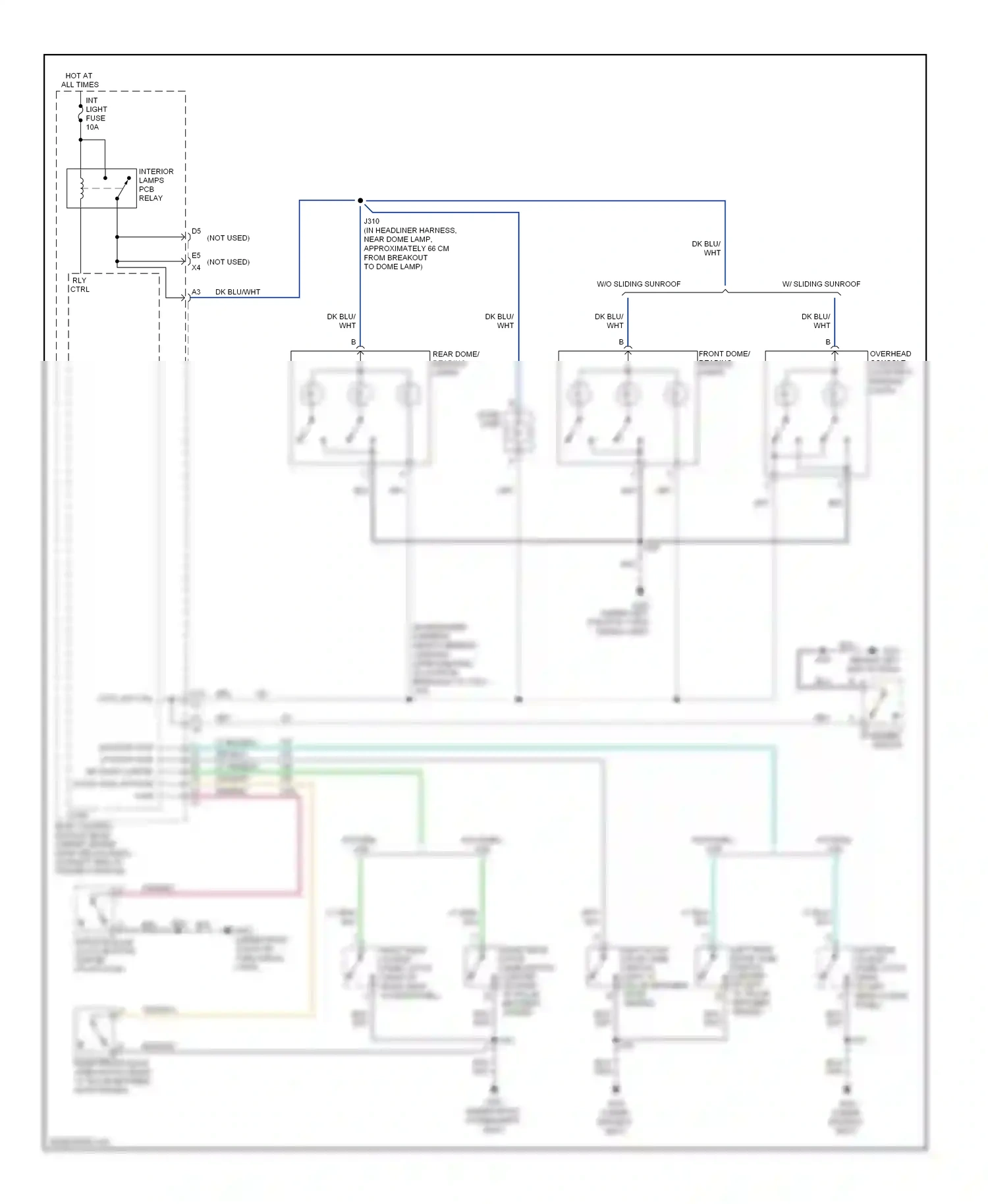 Chevrolet HHR I (2005-2011) rly ctrl wiring diagram  (1 of 1)