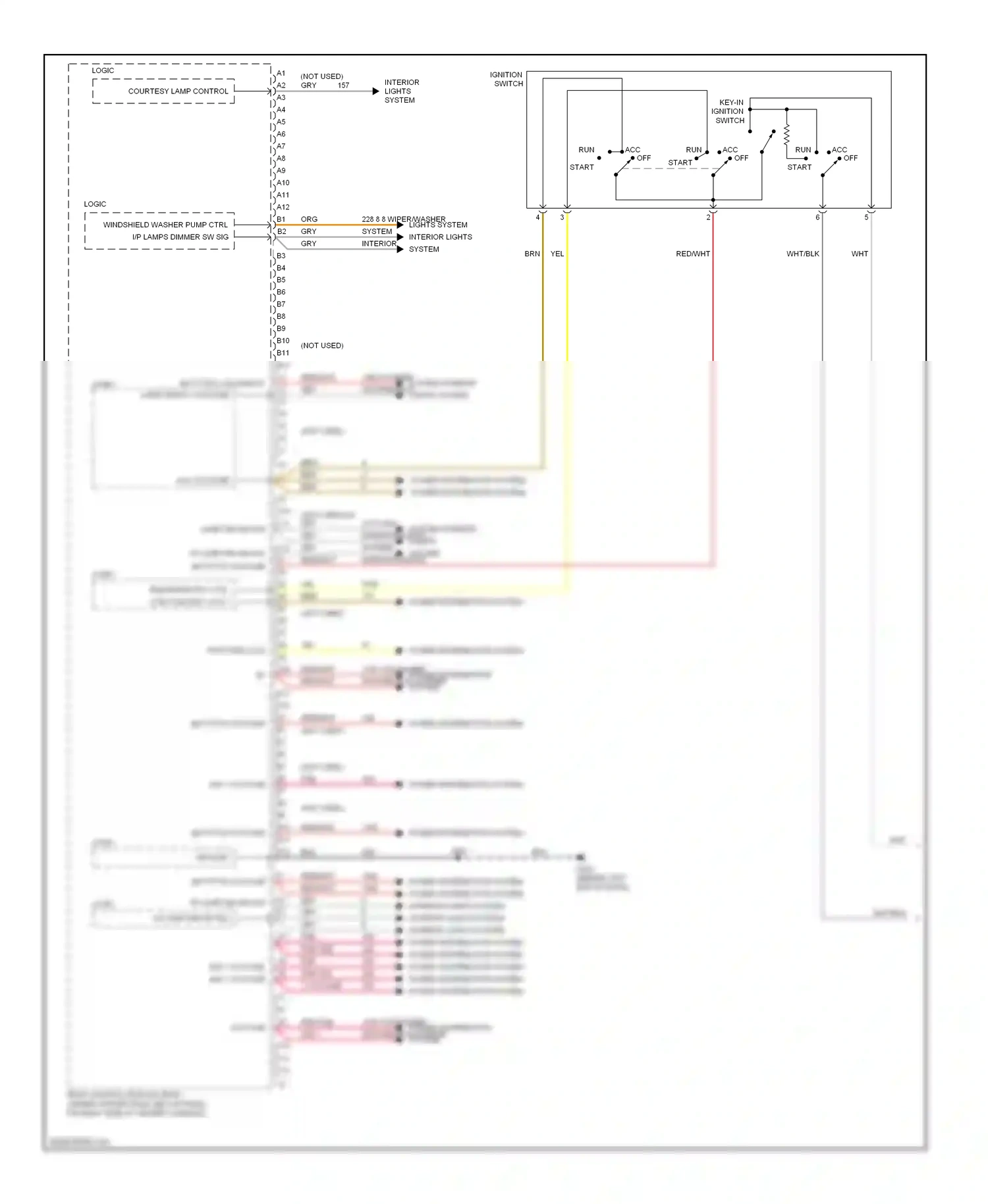 Chevrolet HHR I (2005-2011) run wiring diagram  (2 of 10)