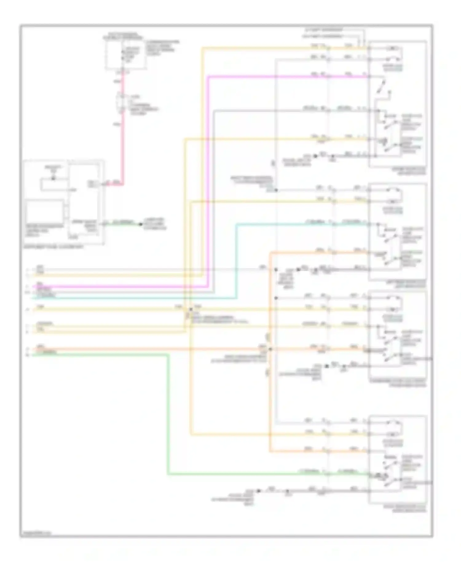 Impala Chevrolet IX (2006-2016): Forced entry circuit (2 of 2)
