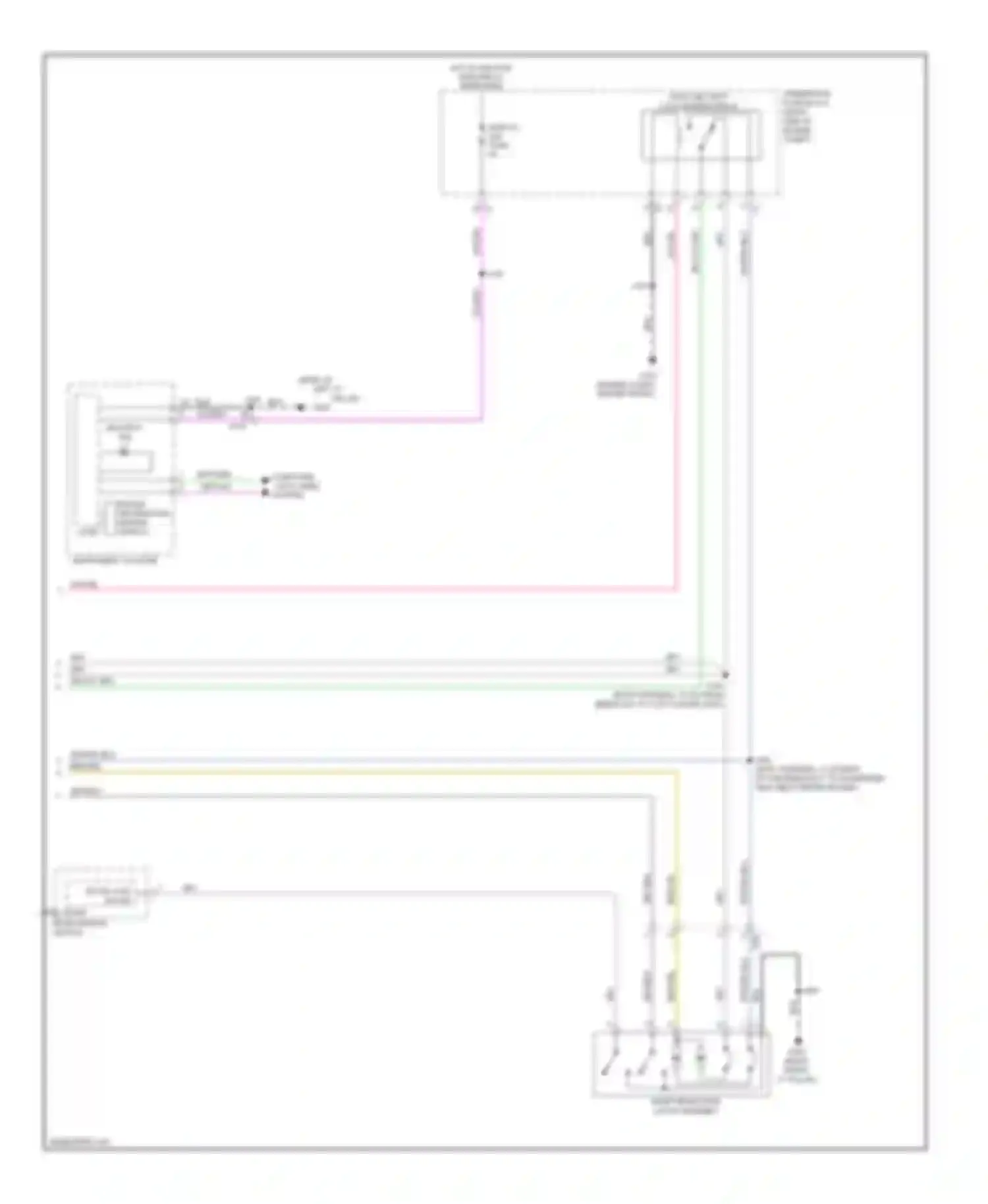 Impala Chevrolet IX (2006-2016): Forced entry circuit, without passive keyless entry (3 of 3)