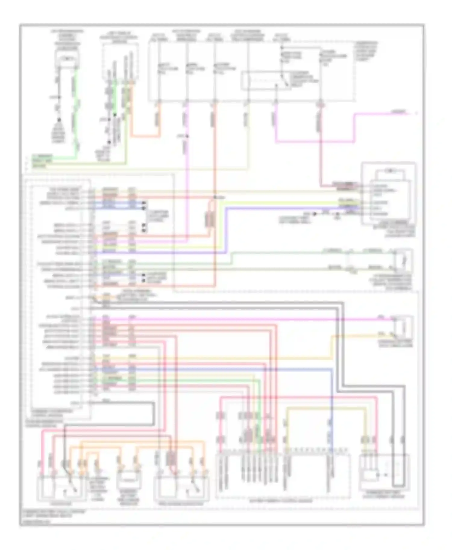 Impala Chevrolet IX (2006-2016): Wiring diagram engine performance 2.4l vin r, hybrid system circuit (2 of 4)