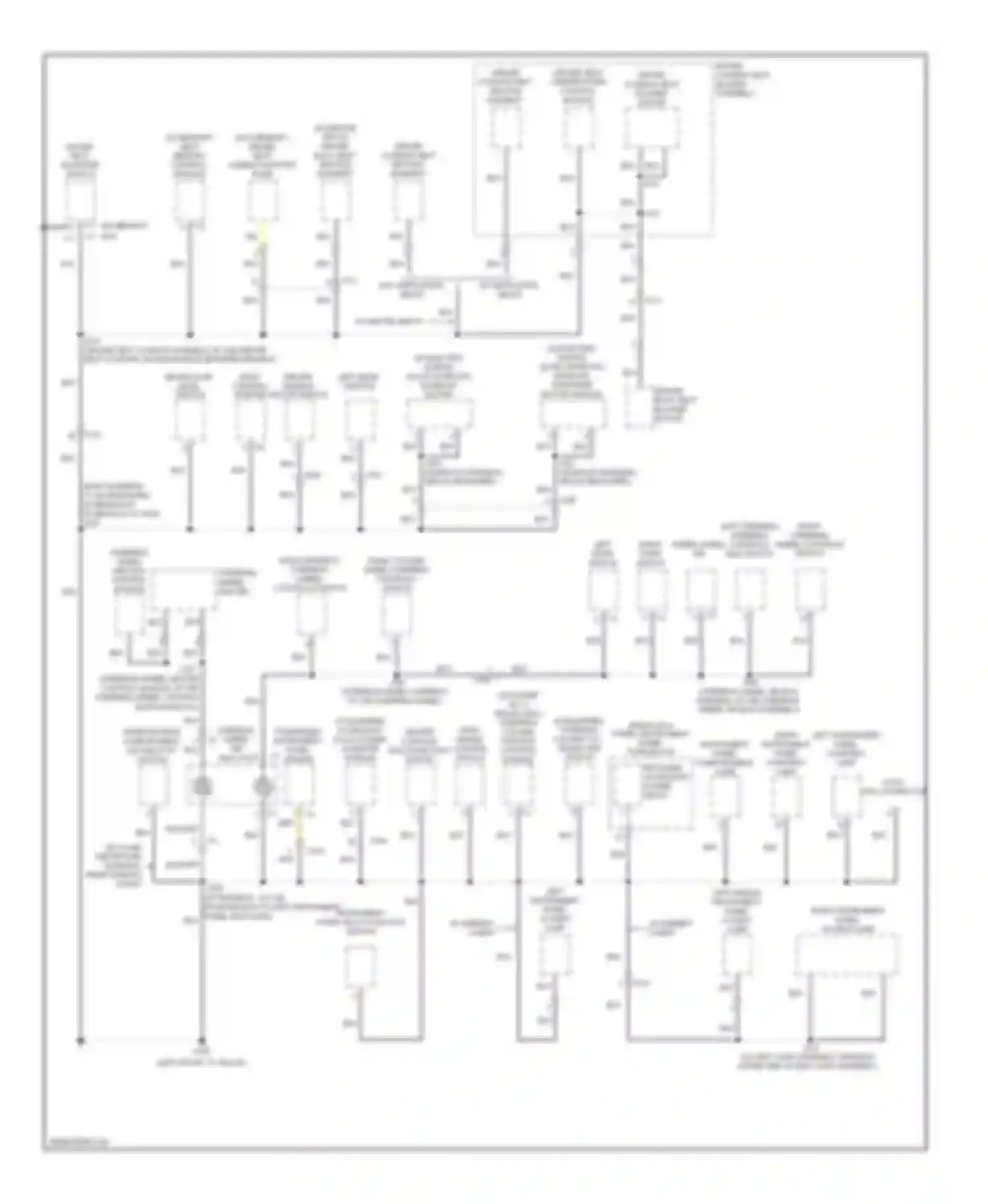 Impala Chevrolet IX (2006-2016): Ground distribution circuit (6 of 7)