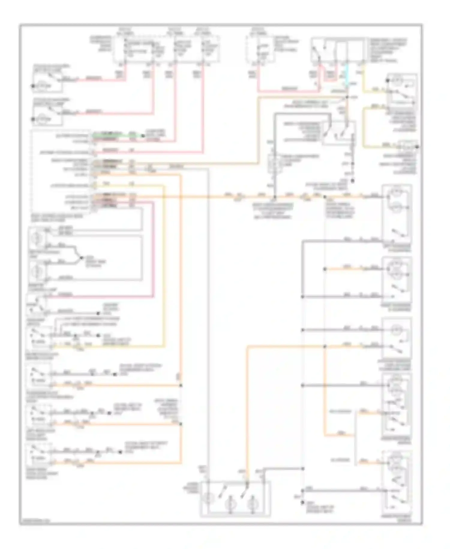 Impala Chevrolet IX (2006-2016): Courtesy lamps circuit