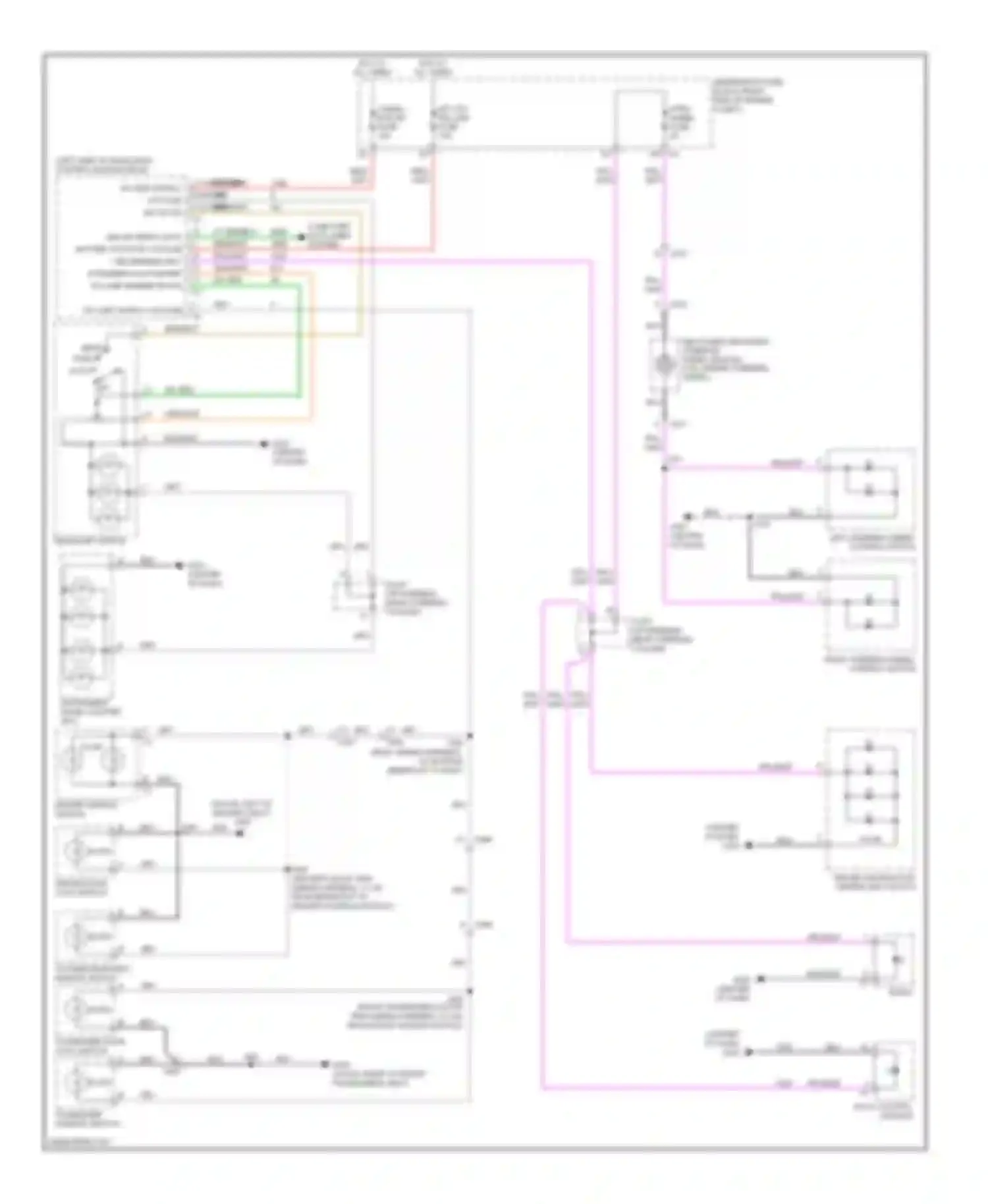 Impala Chevrolet IX (2006-2016): Instrument illumination circuit
