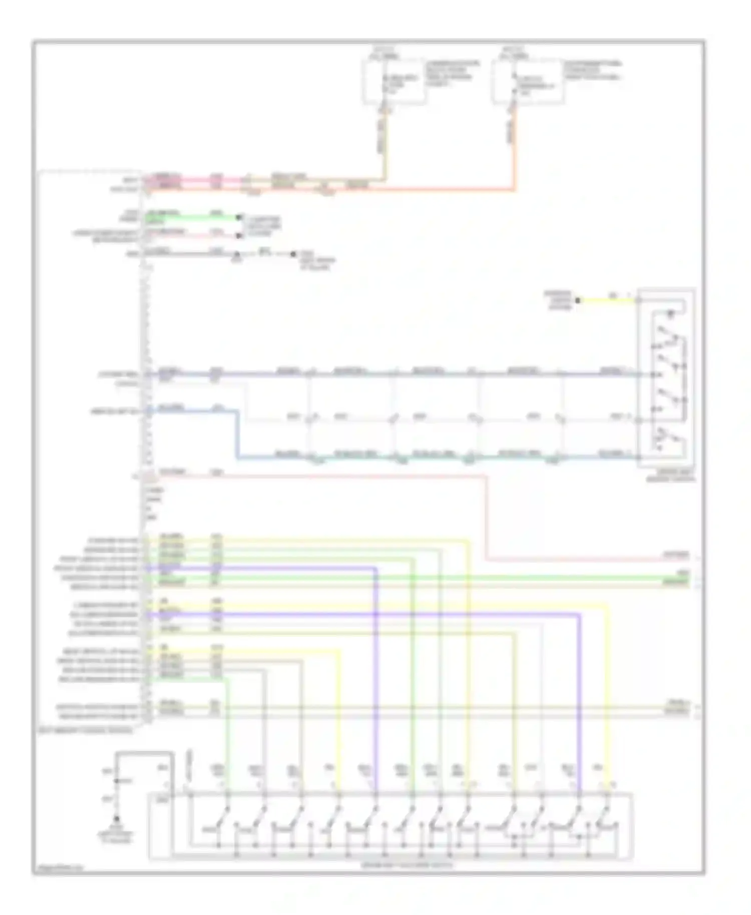 Impala Chevrolet IX (2006-2016): Driver"s memory seat circuit (1 of 2)