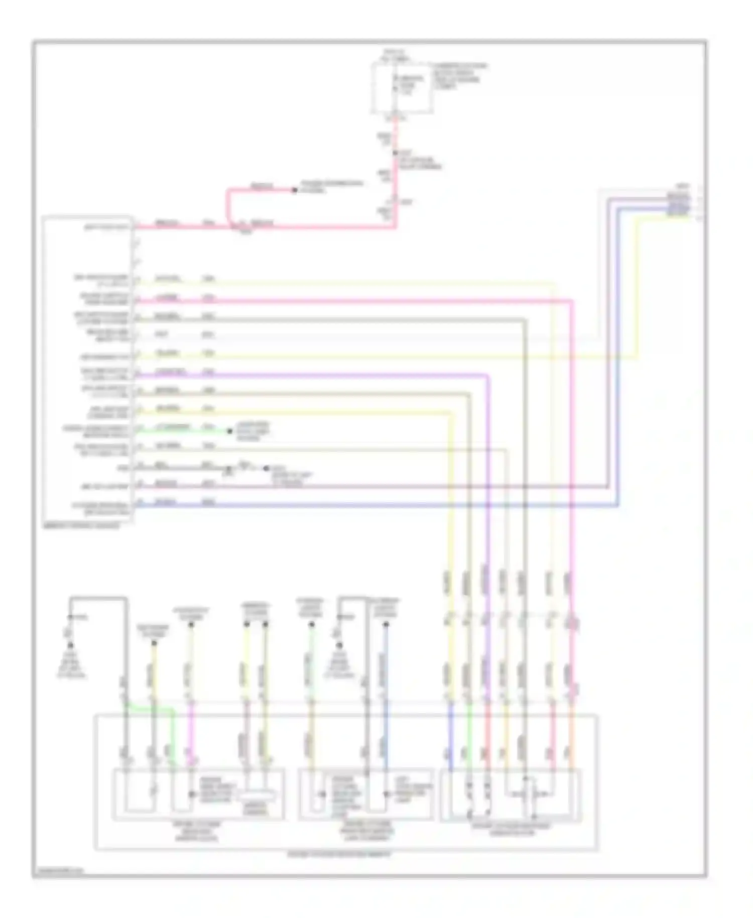 Impala Chevrolet IX (2006-2016): Memory mirrors circuit (1 of 2)