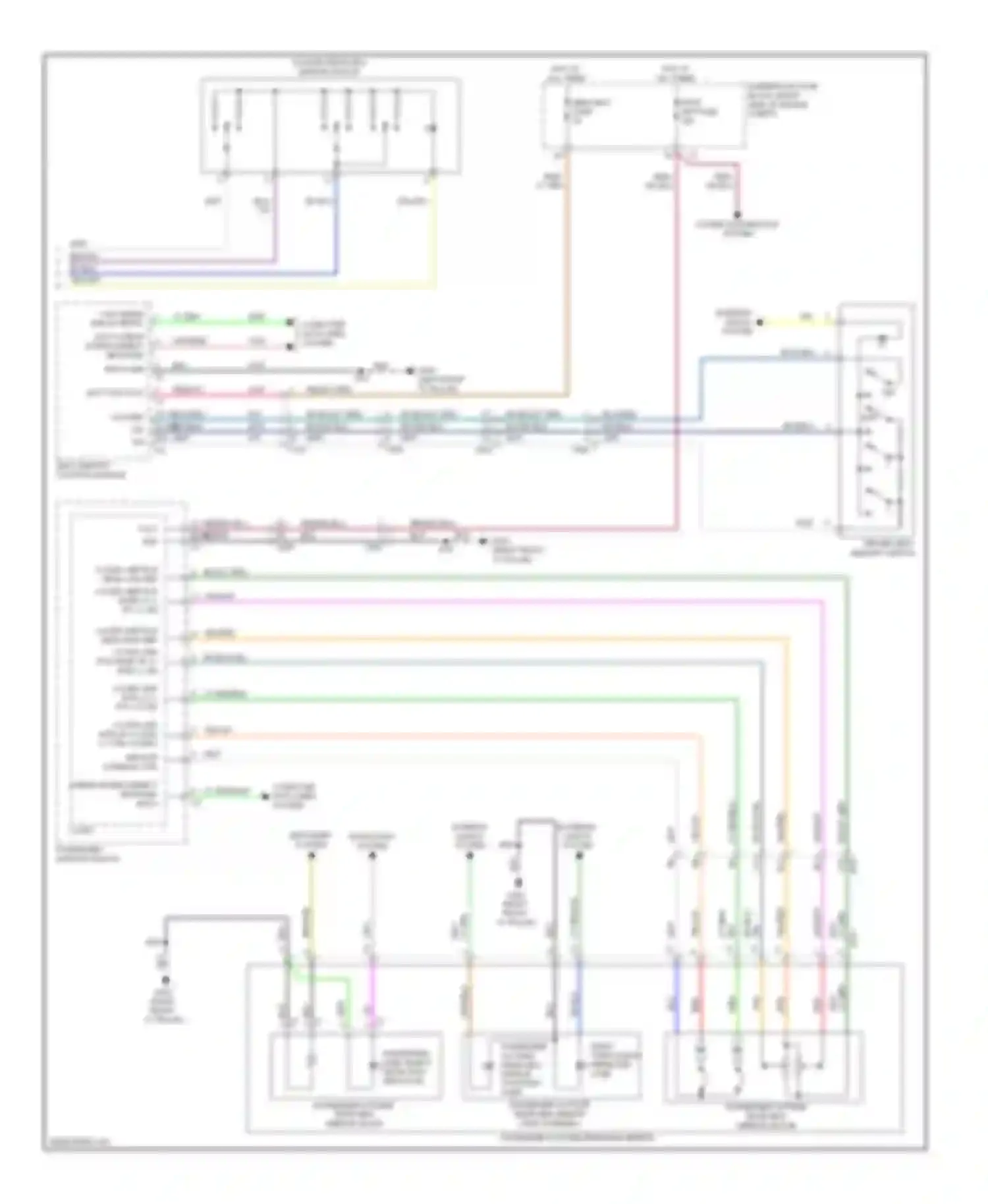 Impala Chevrolet IX (2006-2016): Memory mirrors circuit (2 of 2)