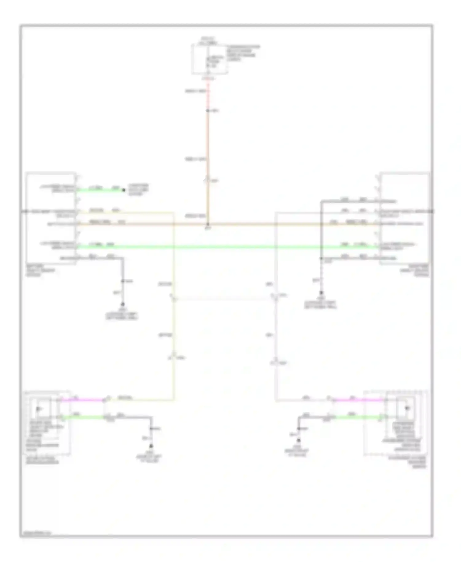 Impala Chevrolet IX (2006-2016): Blind spot monitoring circuit