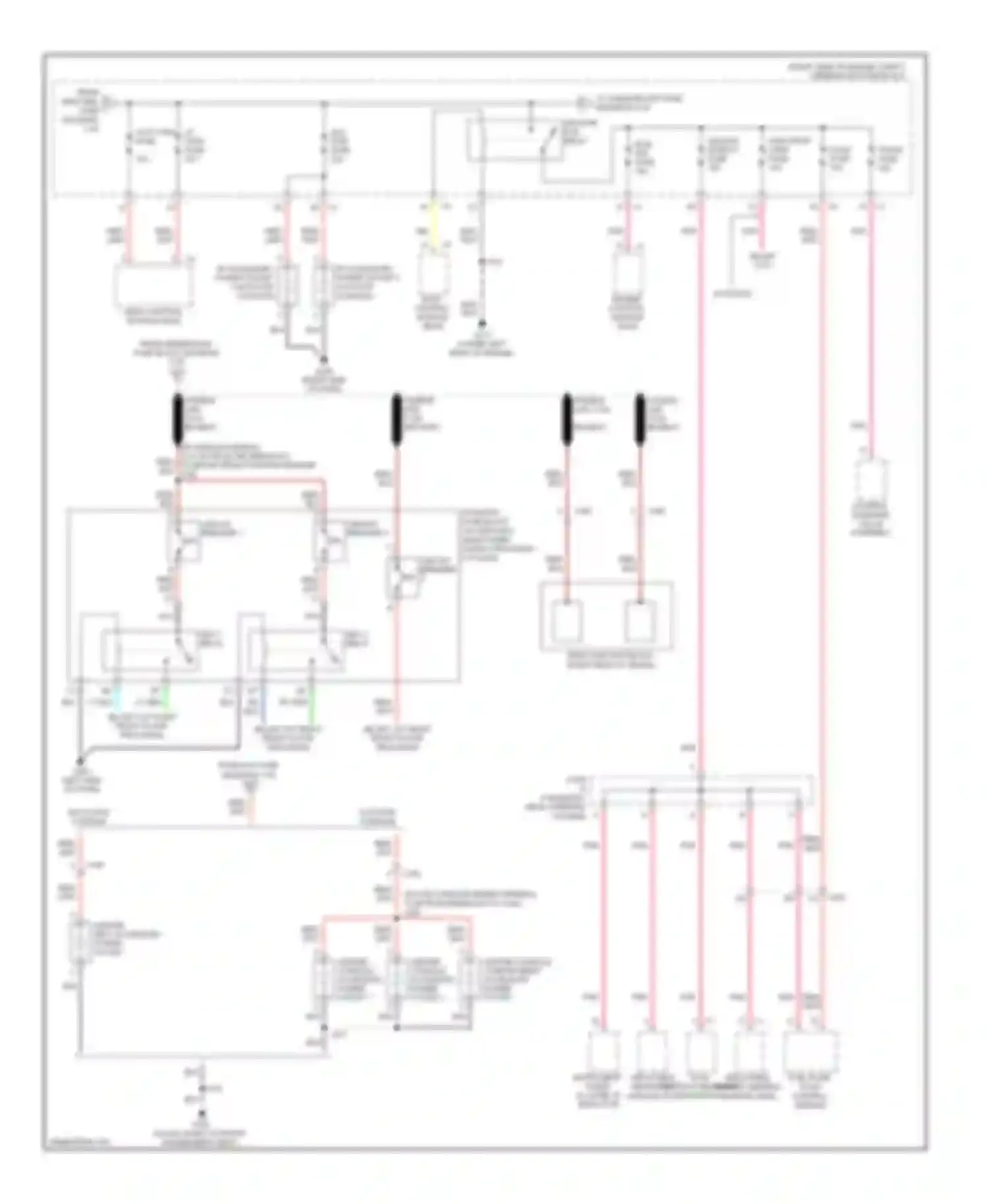 Impala Chevrolet IX (2006-2016): Power distribution circuit (2 of 4)
