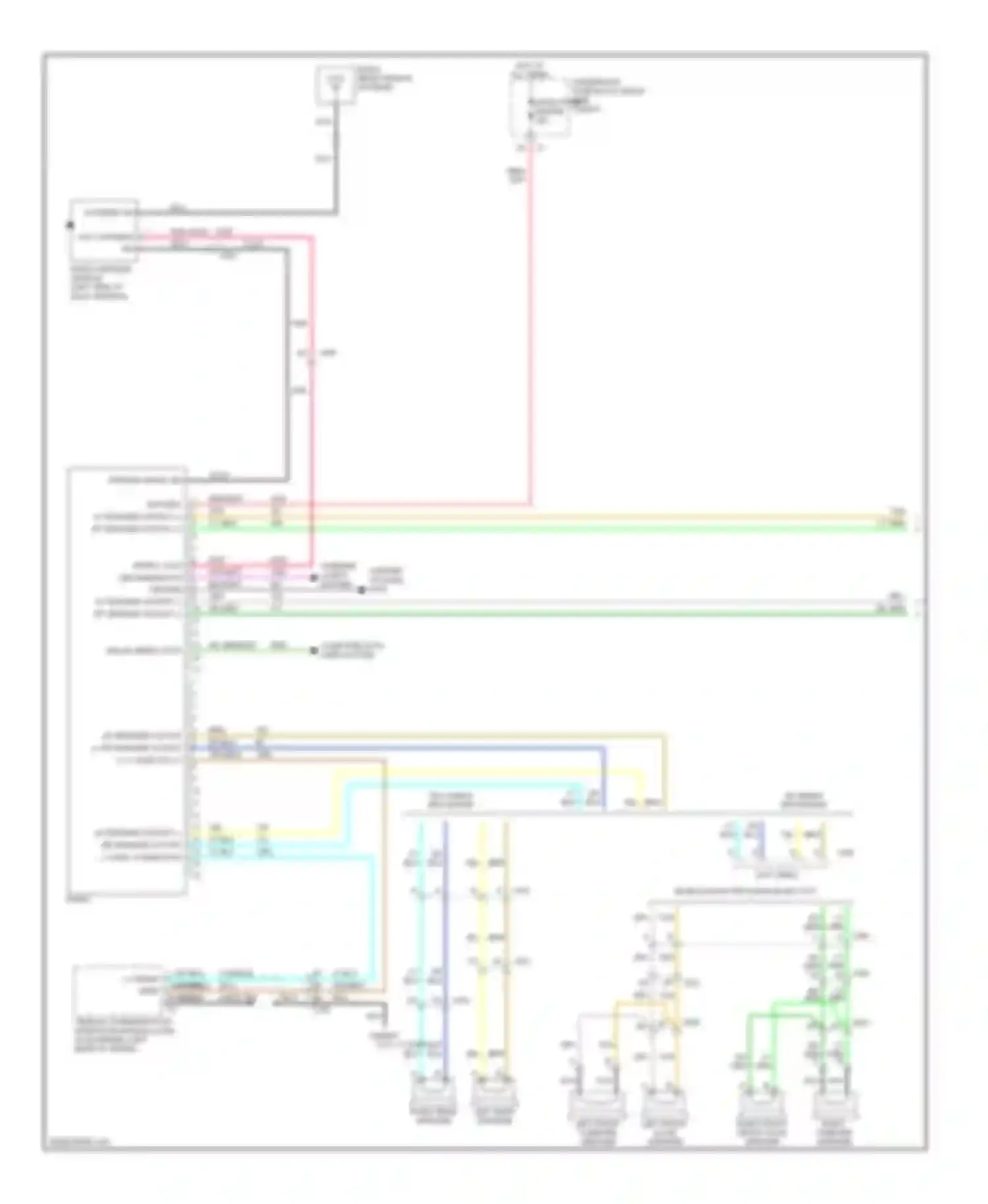 Impala Chevrolet IX (2006-2016): Radio circuit, police option (1 of 2)