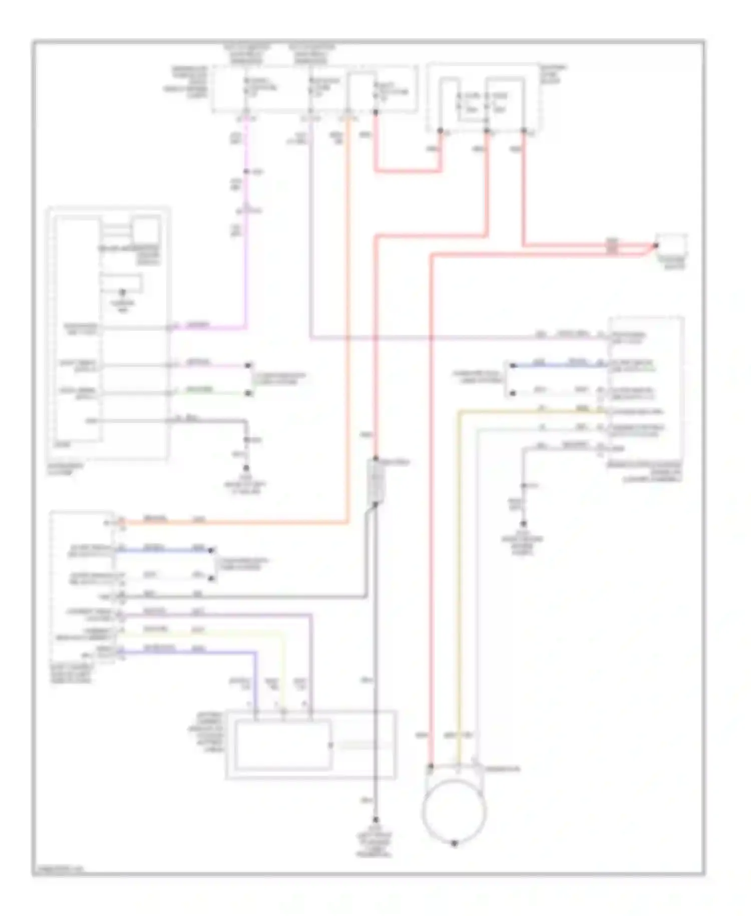 Impala Chevrolet IX (2006-2016): 2.5l vin l, charging circuit