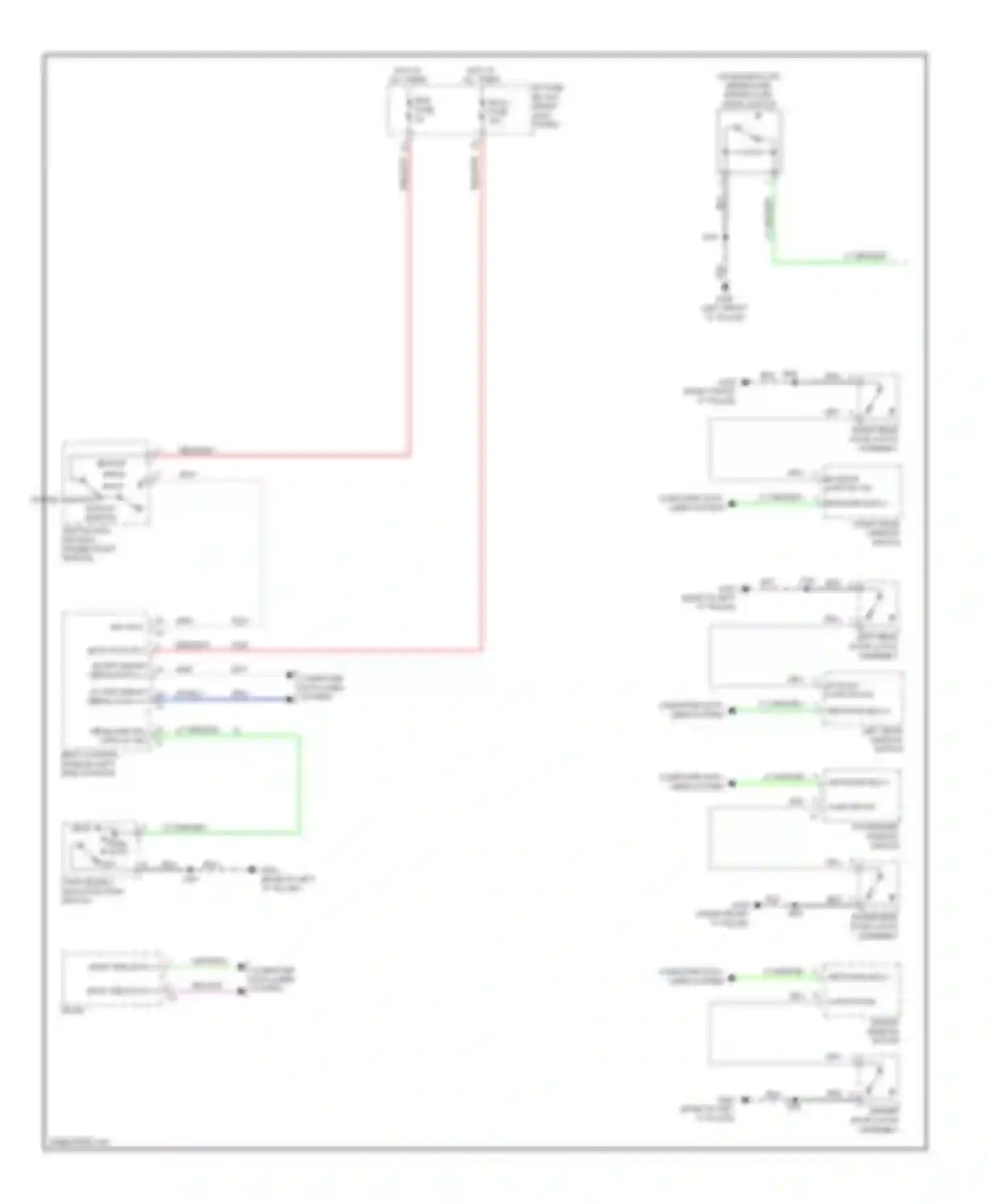 Impala Chevrolet IX (2006-2016): Warning systems circuit (1 of 2)