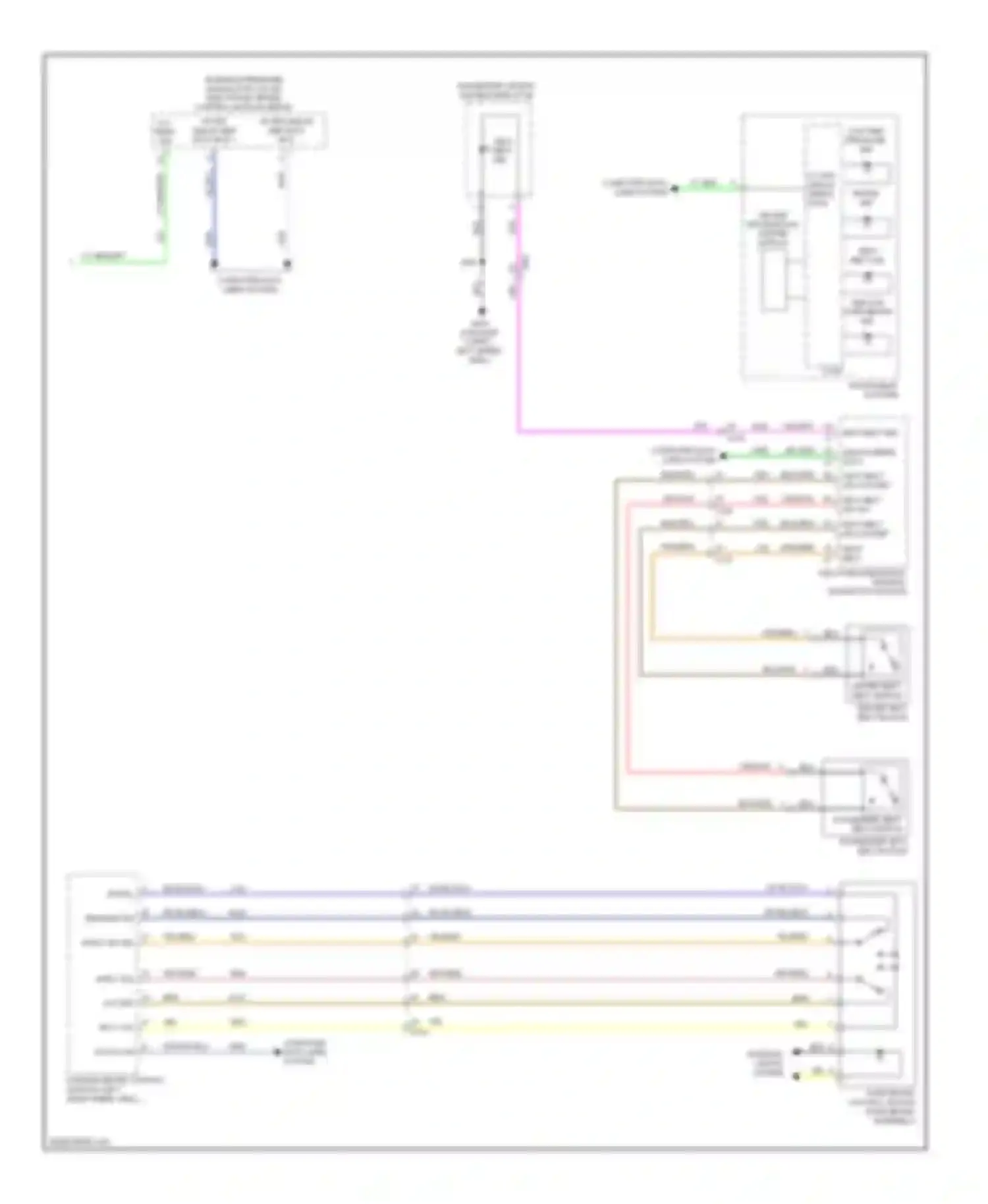 Impala Chevrolet IX (2006-2016): Warning systems circuit (2 of 2)