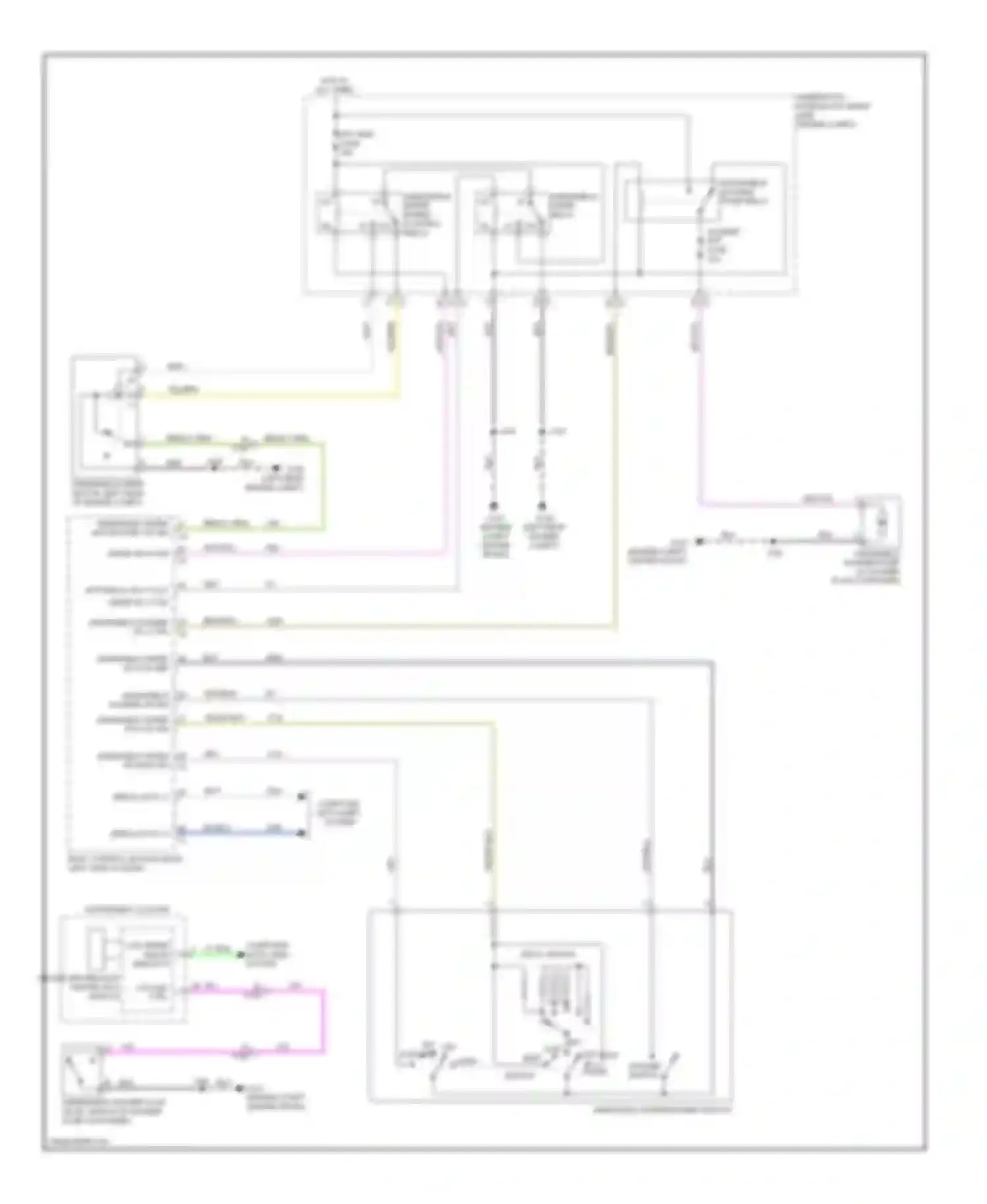 Impala Chevrolet IX (2006-2016): Wiper/washer circuit