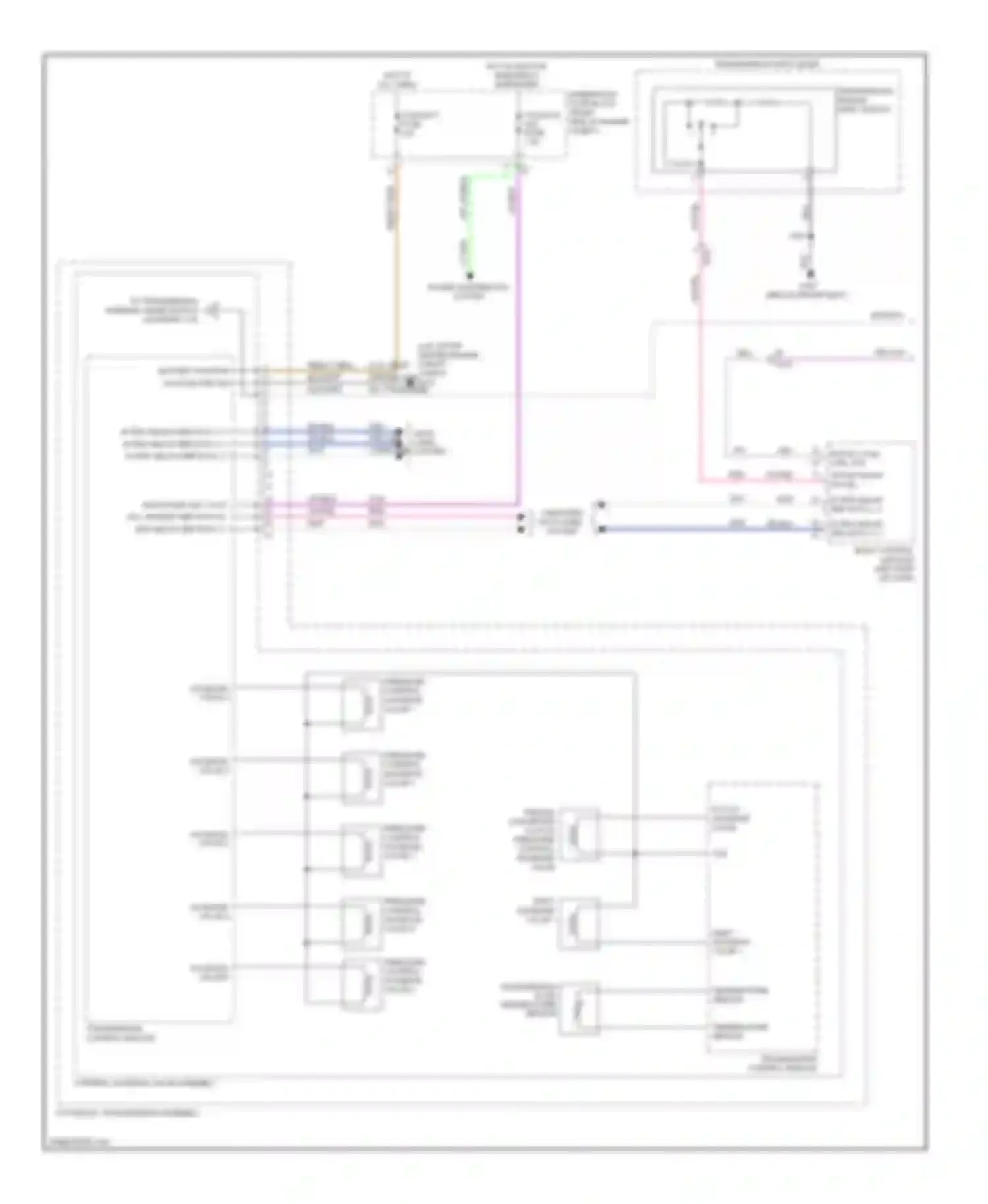 Wiring diagram 2500 2500 2501 computer data lines system for Chevrolet Impala IX (2006-2016) (1 of 2)